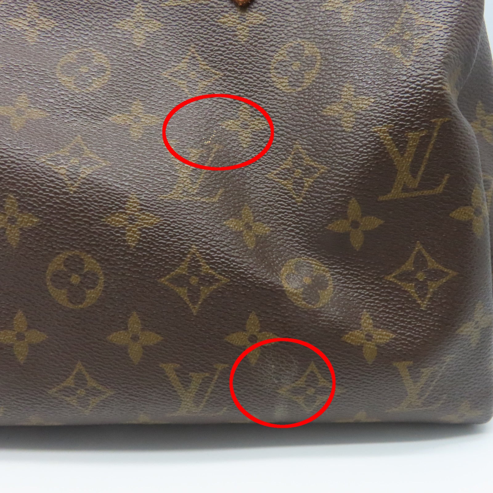 LOUIS VUITTON 【激減優惠】Monogram Speedy 30金扣手挽袋啡色