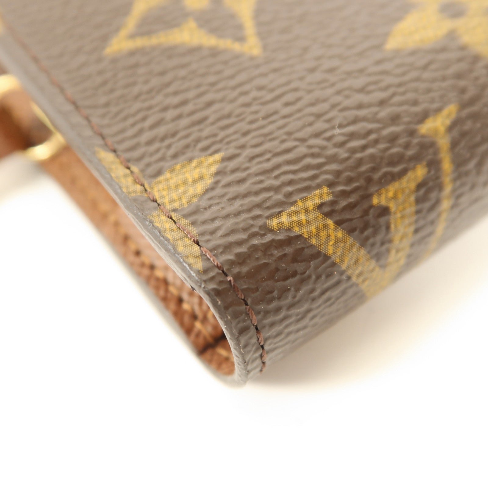 LOUIS VUITTON Monogram Porte Monnaie Insolite Wallet金扣錢包