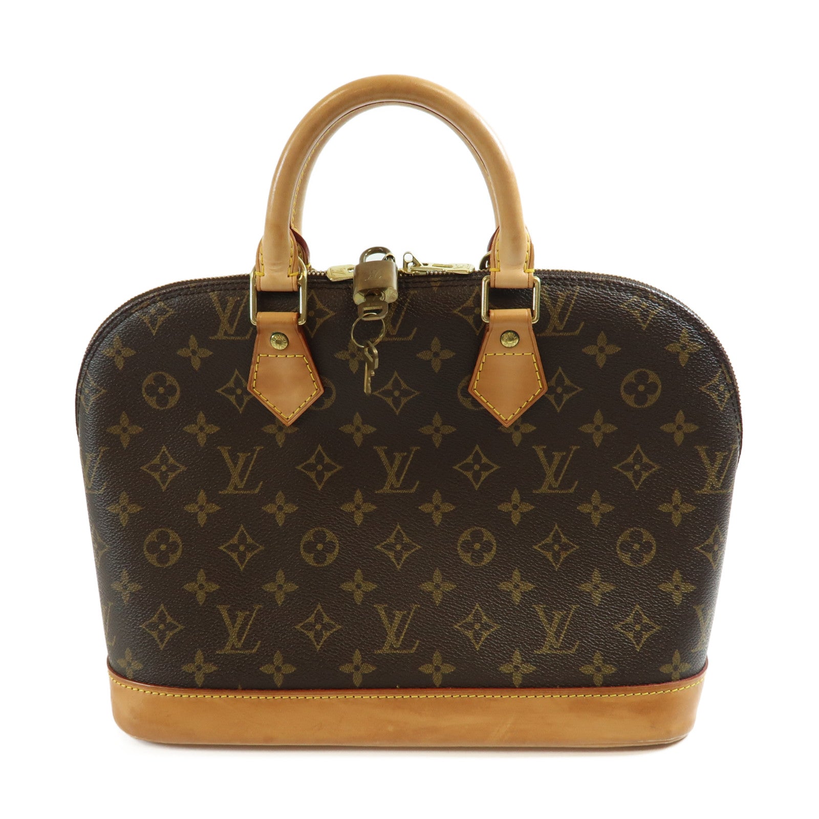 LOUIS VUITTON Monogram Alma PM Kinsaku handmade bag Brown Handbag M53151