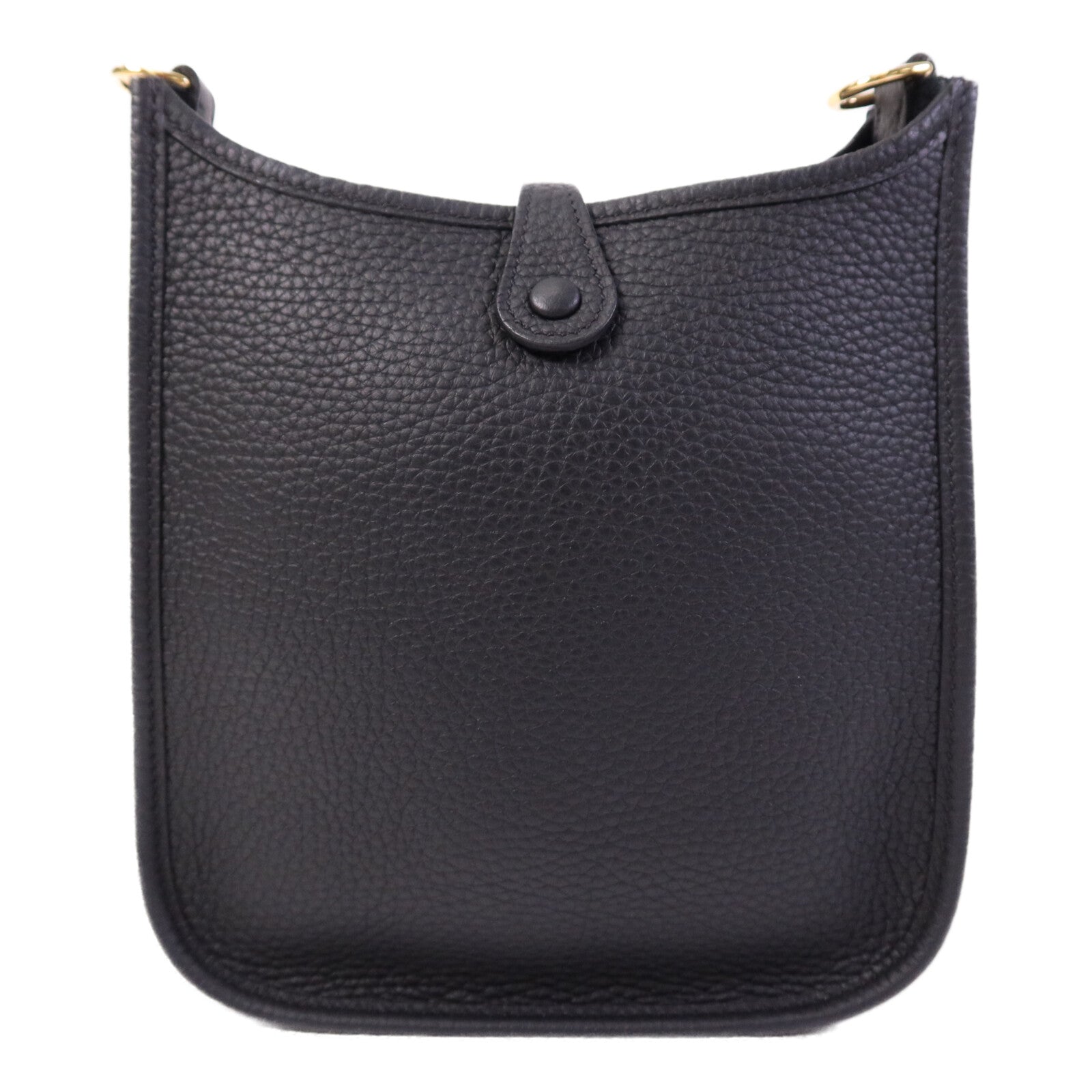 HERMES Clemence皮革Evelyne TPM金扣肩背袋Noir