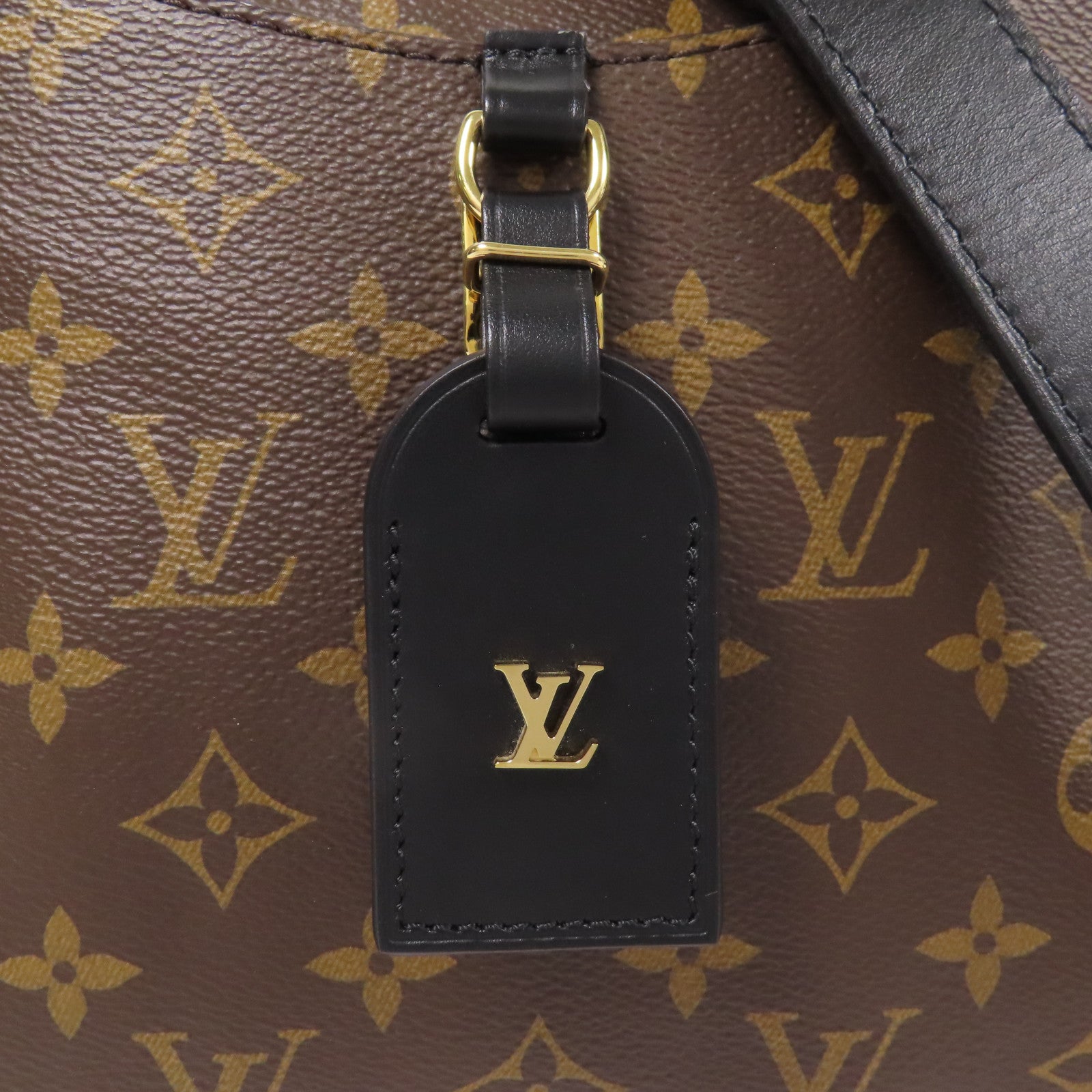 LOUIS VUITTON Monogram Odeon 金扣肩背袋
