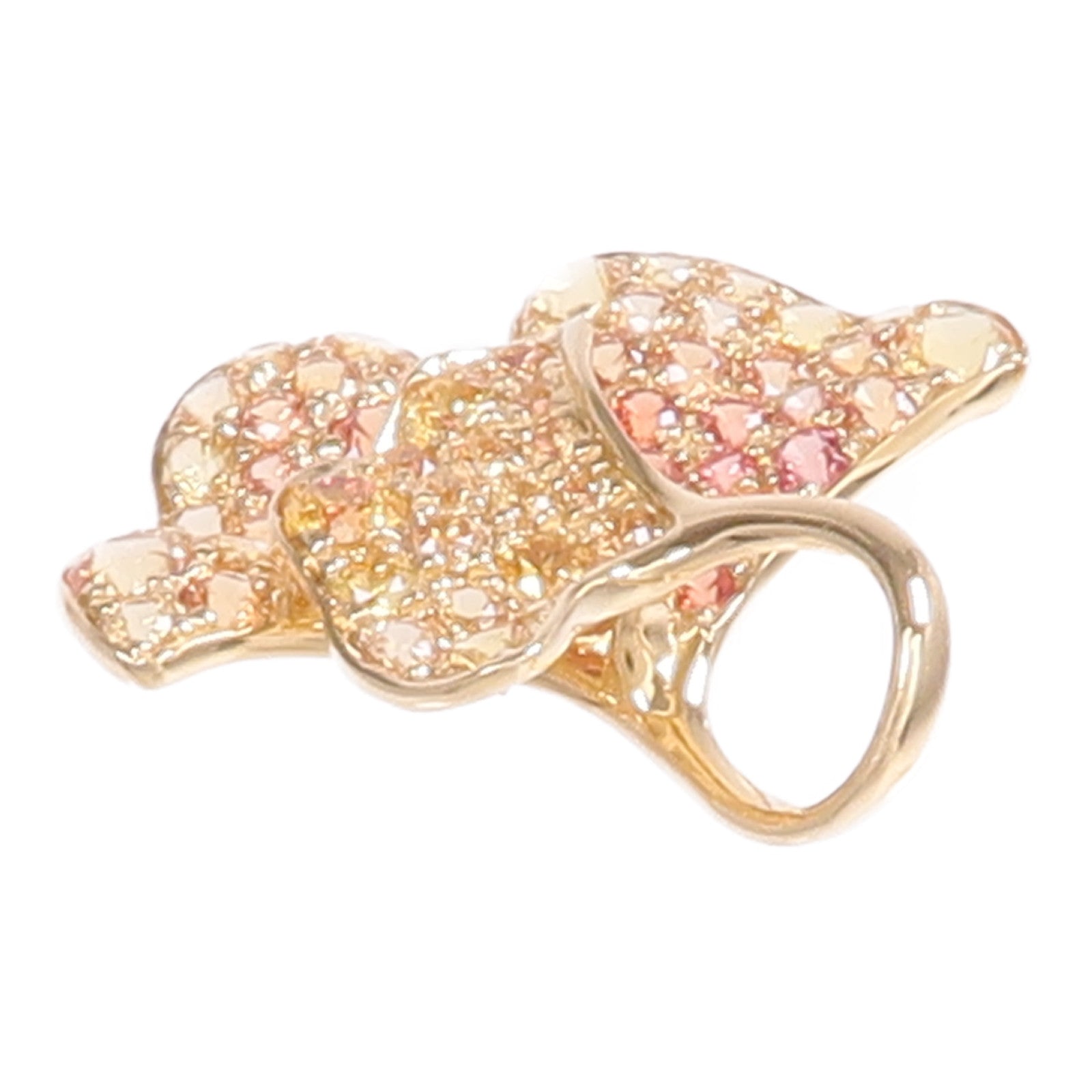 JEWELRY 18K黃金Pink Sapphire粉紅藍寶石吊墜