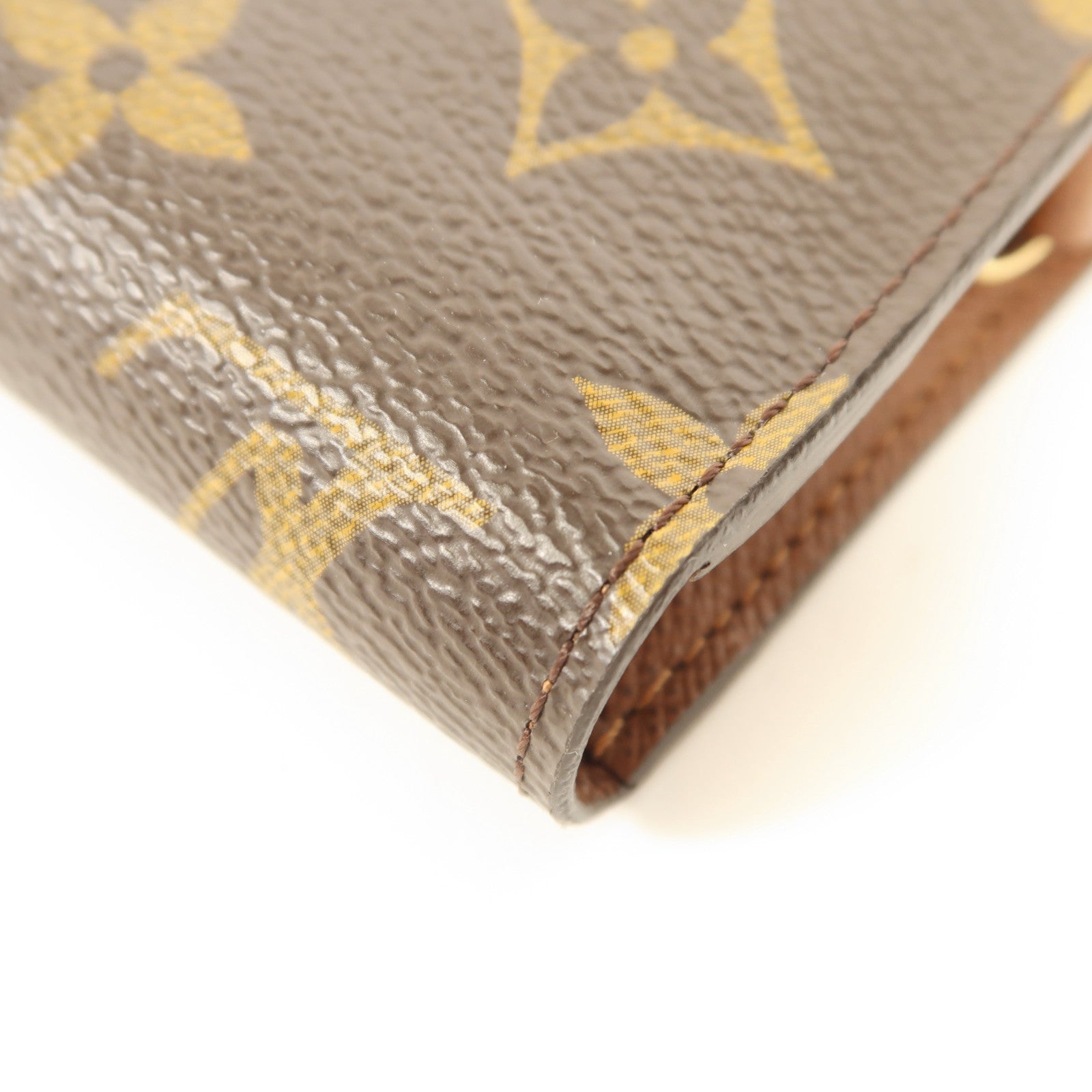 LOUIS VUITTON Monogram Porte Monnaie Insolite Wallet金扣錢包