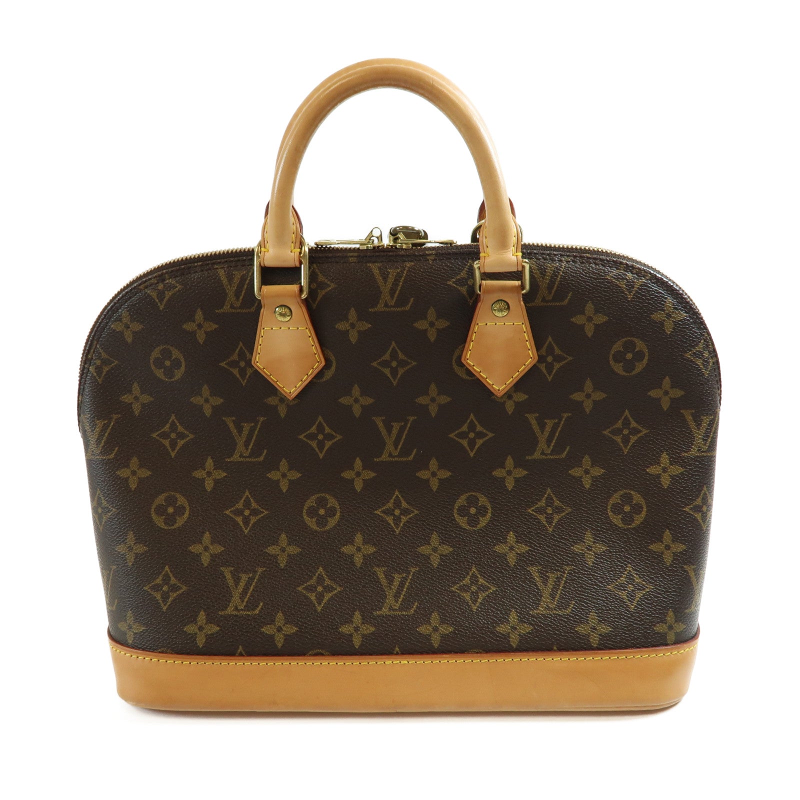 LOUIS VUITTON Monogram Alma PM Kinsaku handmade bag Brown Handbag M53151