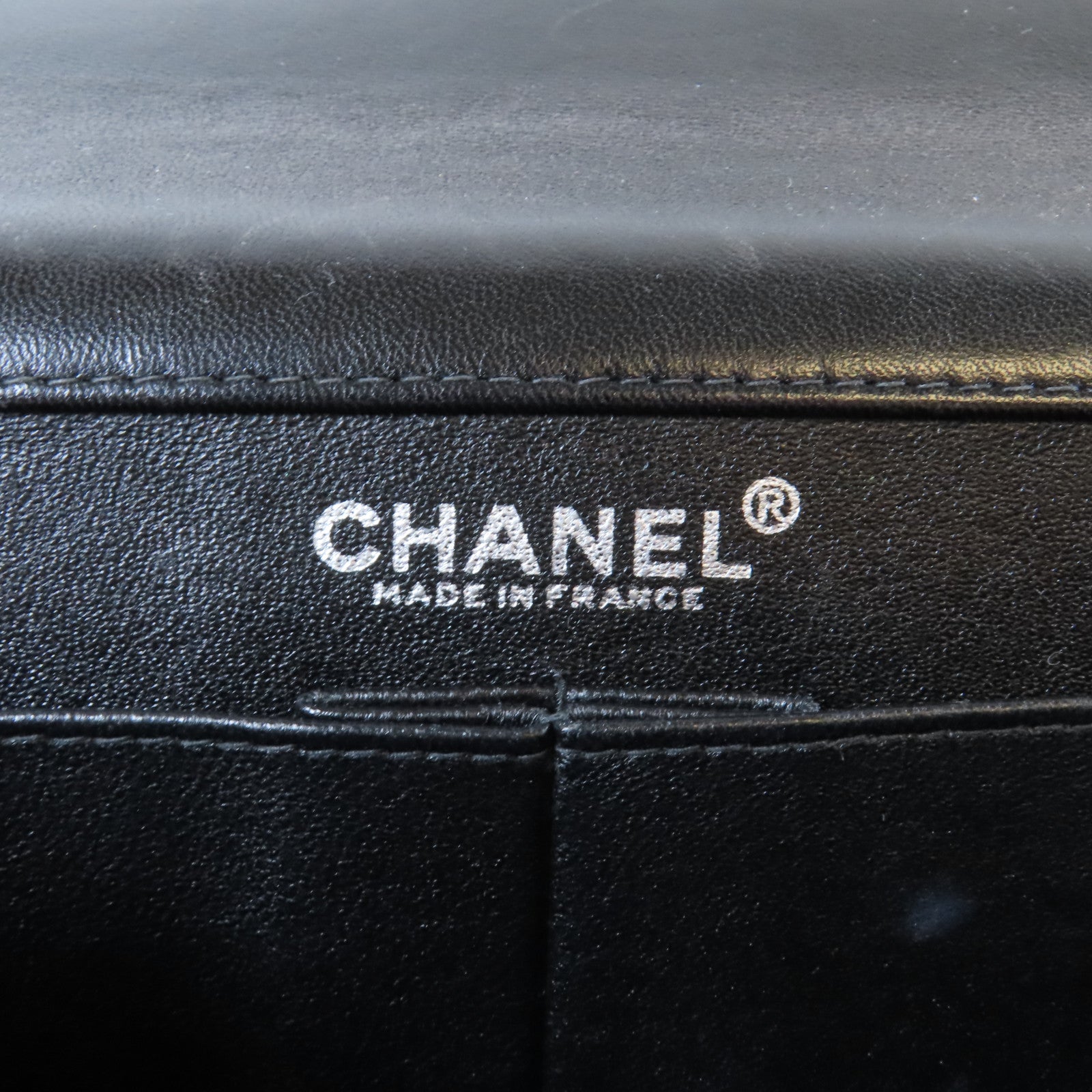CHANEL 【激減優惠】羊皮皮革Chain Shoulder Bag銀扣鏈帶肩背袋黑色