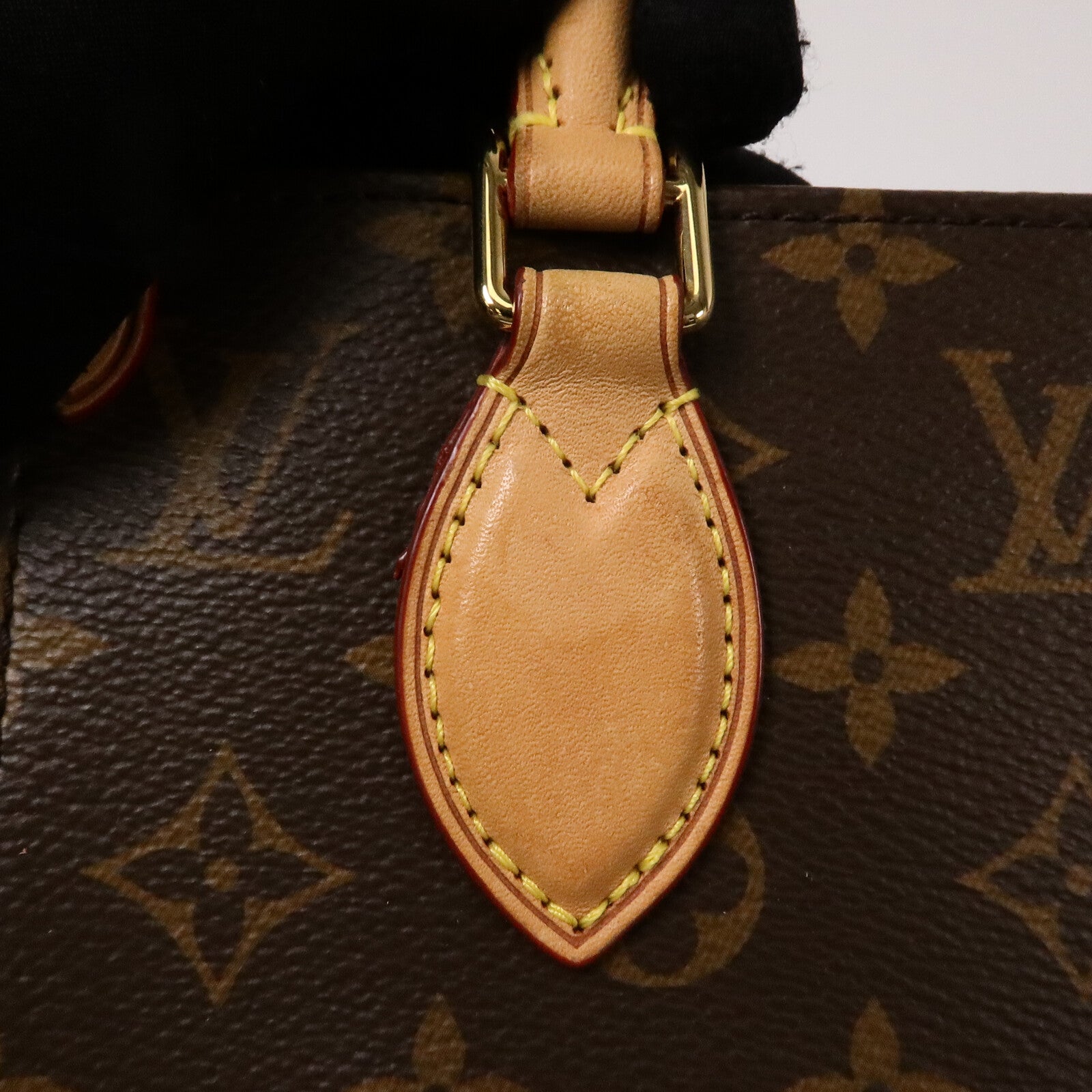 LOUIS VUITTON Monogram Sac Plat BB金扣手挽肩背兩用袋