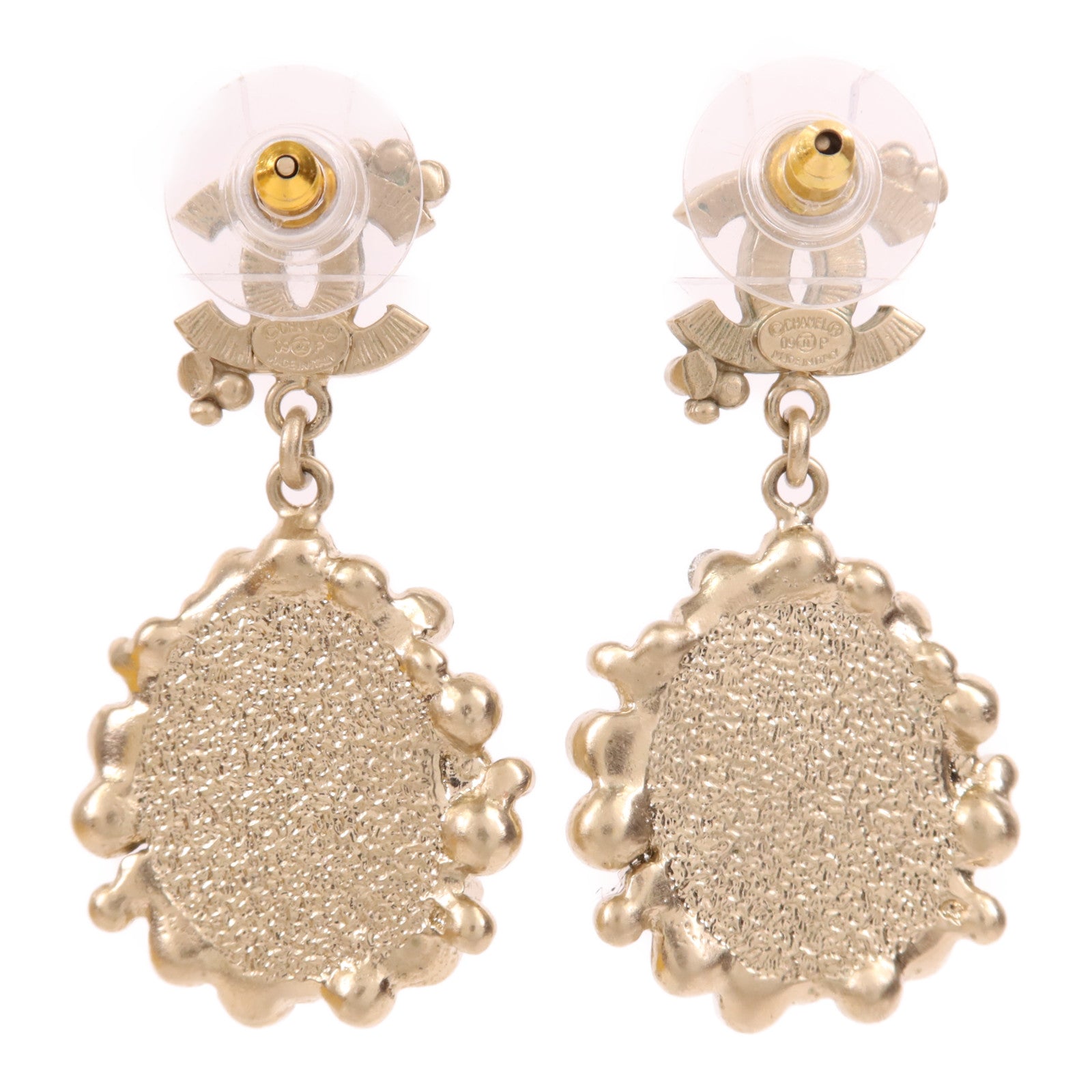 CHANEL 金屬/PVC Earrings耳環