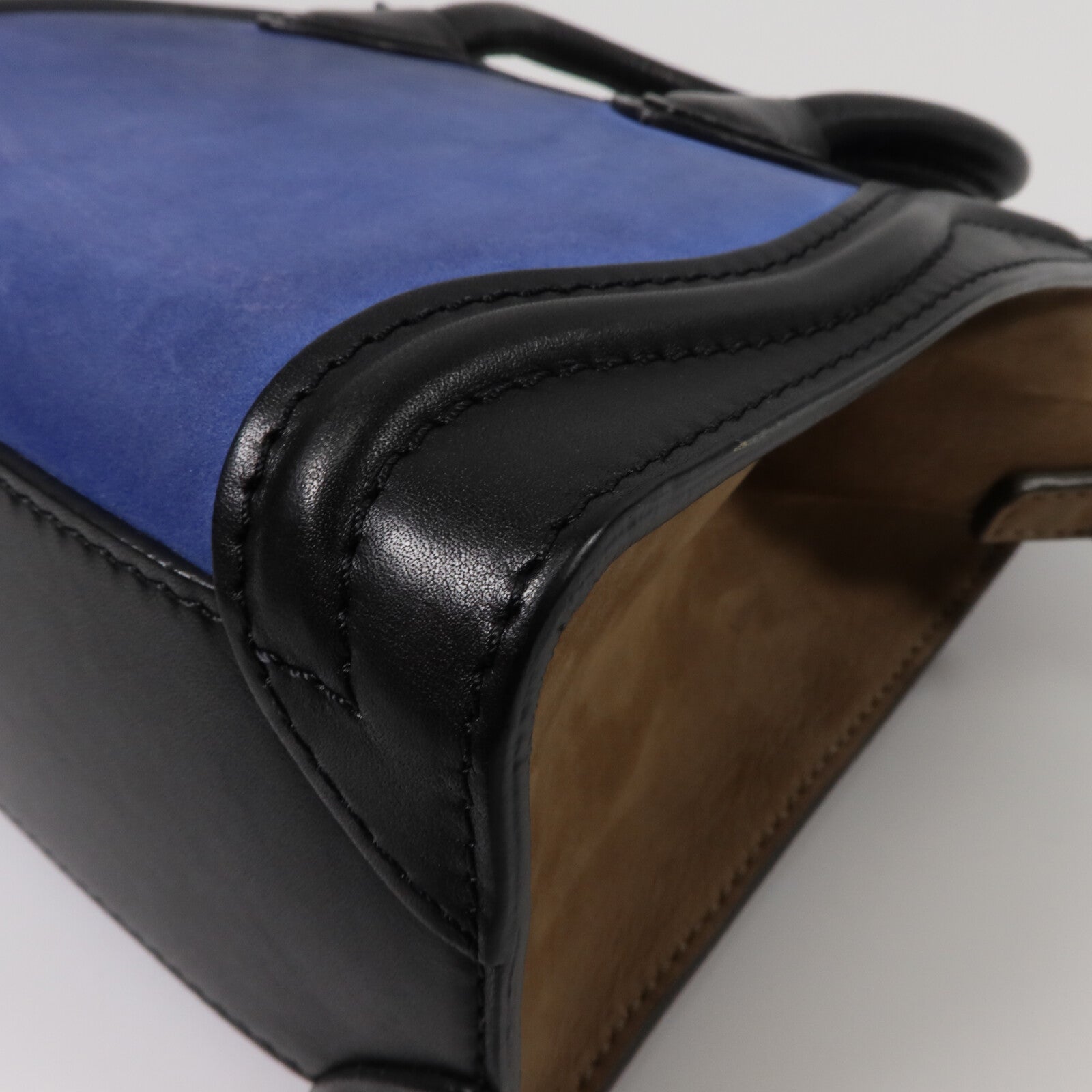 CELINE 牛皮皮革Nano Luggage手挽肩背兩用袋