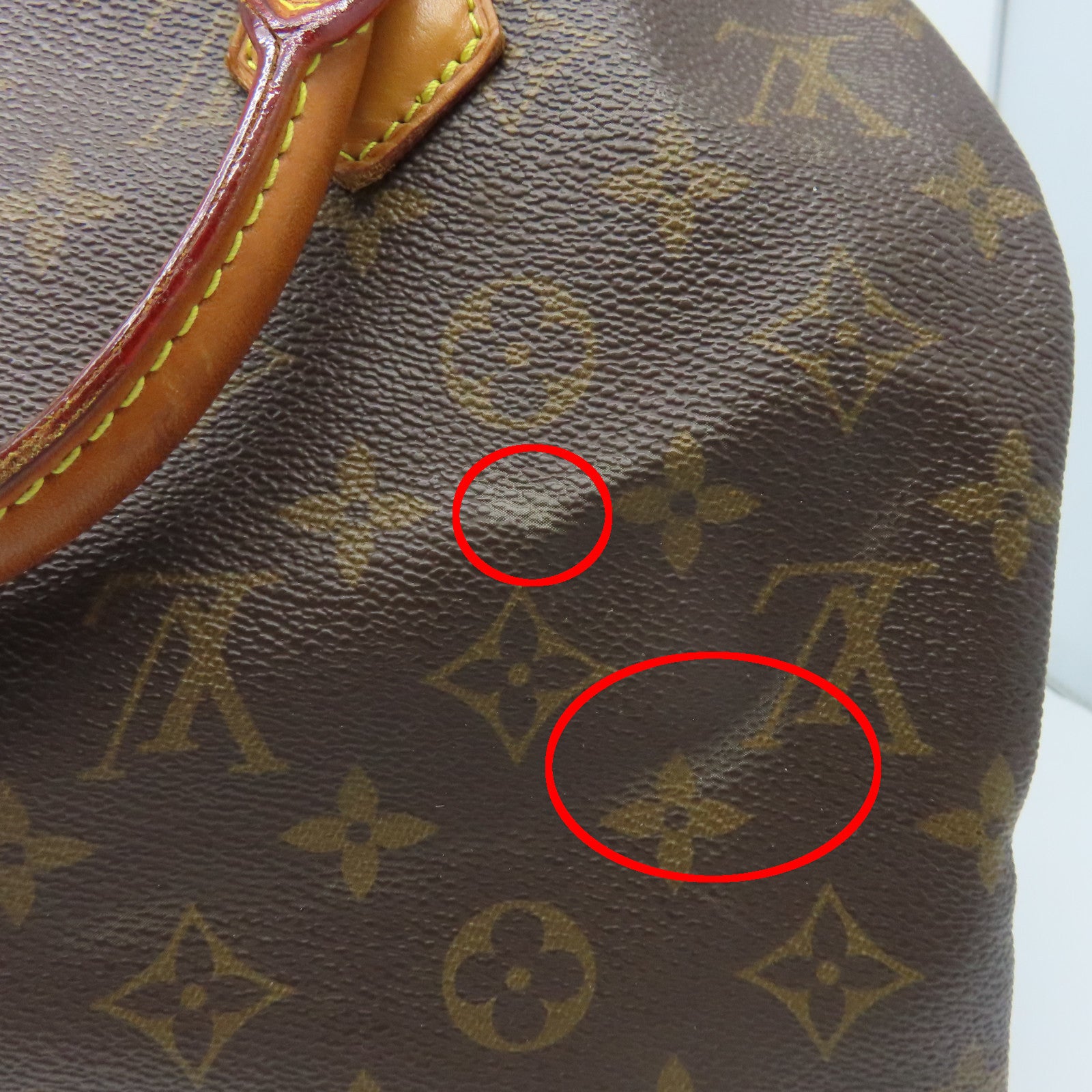 LOUIS VUITTON 【激減優惠】Monogram Speedy 30金扣手挽袋啡色