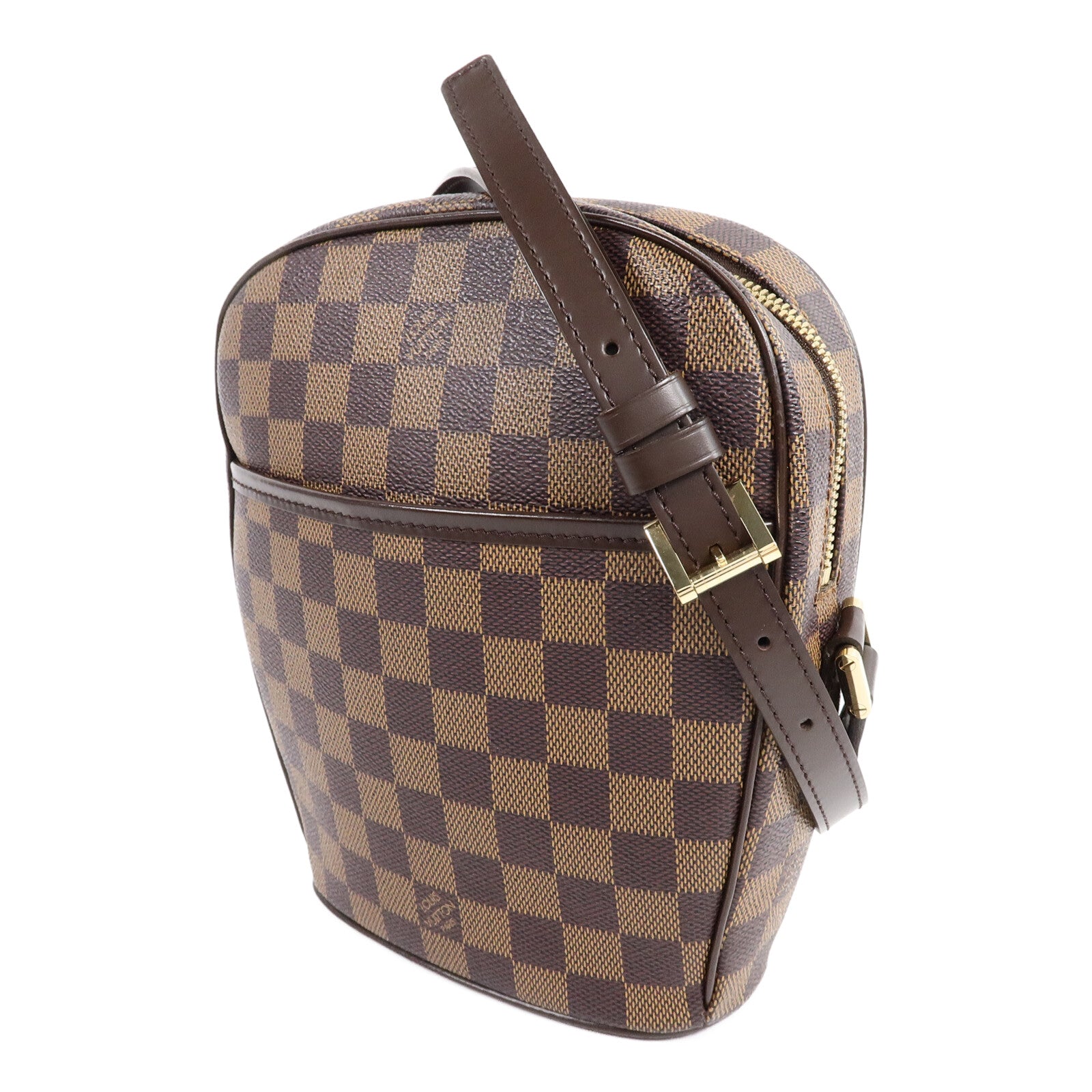 LOUIS VUITTON Damier Ipanema PM金扣肩背袋