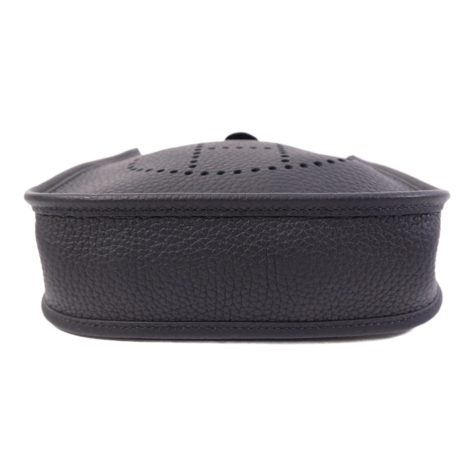 HERMES Clemence皮革Evelyne TPM金扣肩背袋Noir