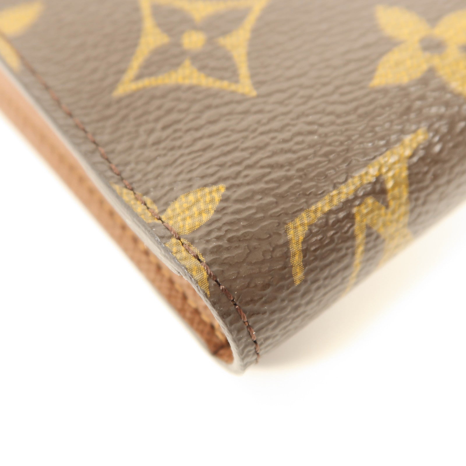 LOUIS VUITTON Monogram Porte Monnaie Insolite Wallet金扣錢包