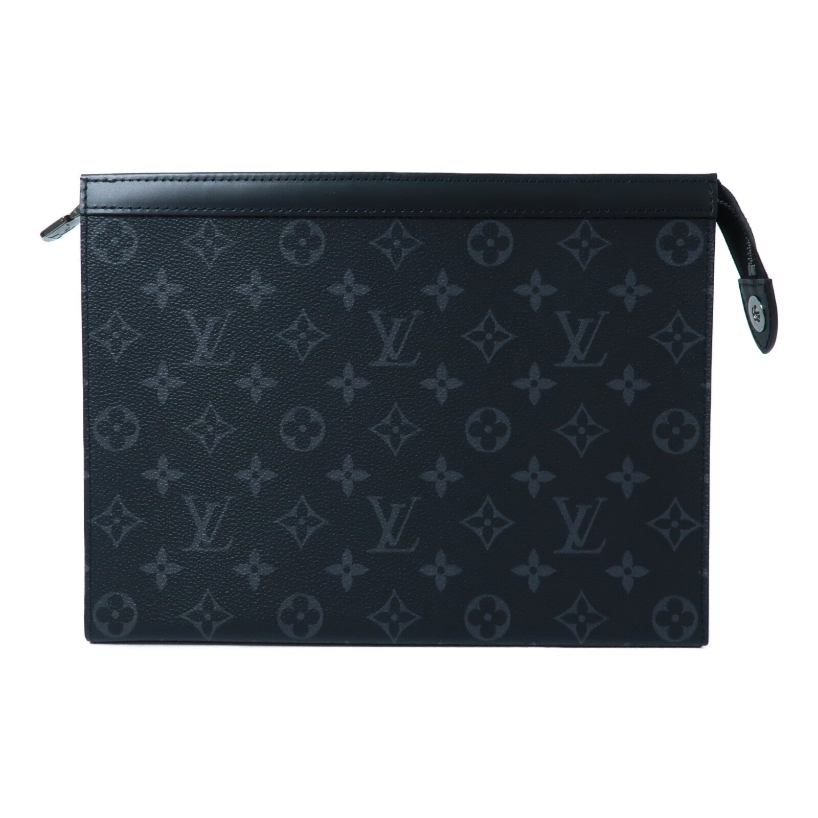 LOUIS VUITTON Monogram Eclipse Pochette Voyage MM手拿包