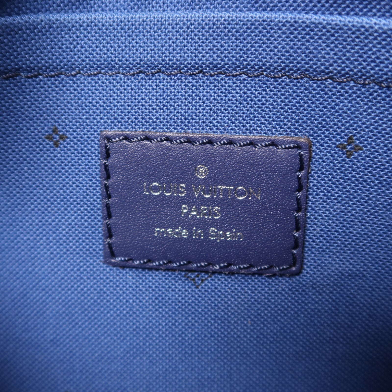 LOUIS VUITTON Monogram Escale Neverfull MM銀扣手挽袋