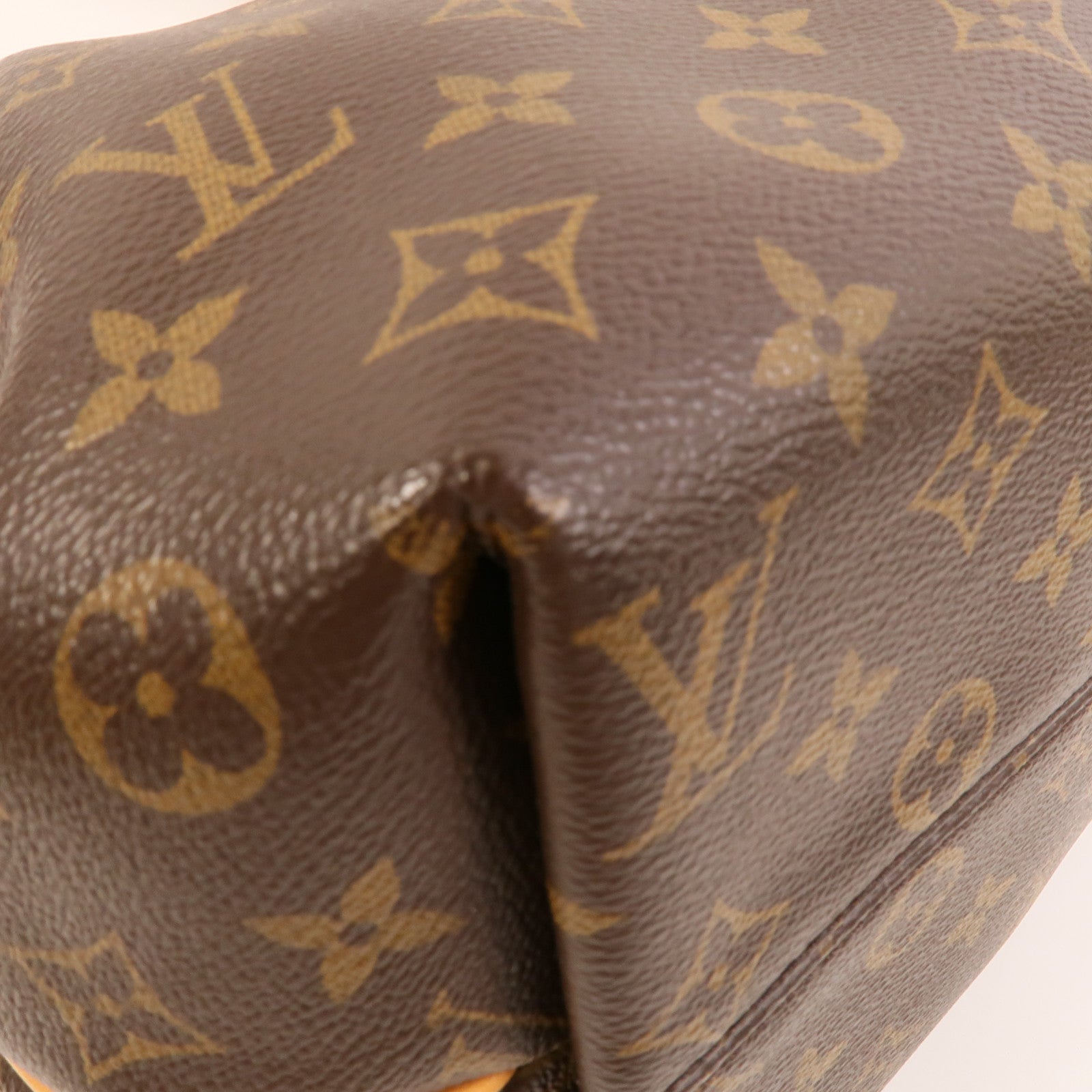 LOUIS VUITTON Monogram Turenne MM金扣手挽肩背兩用袋棕色