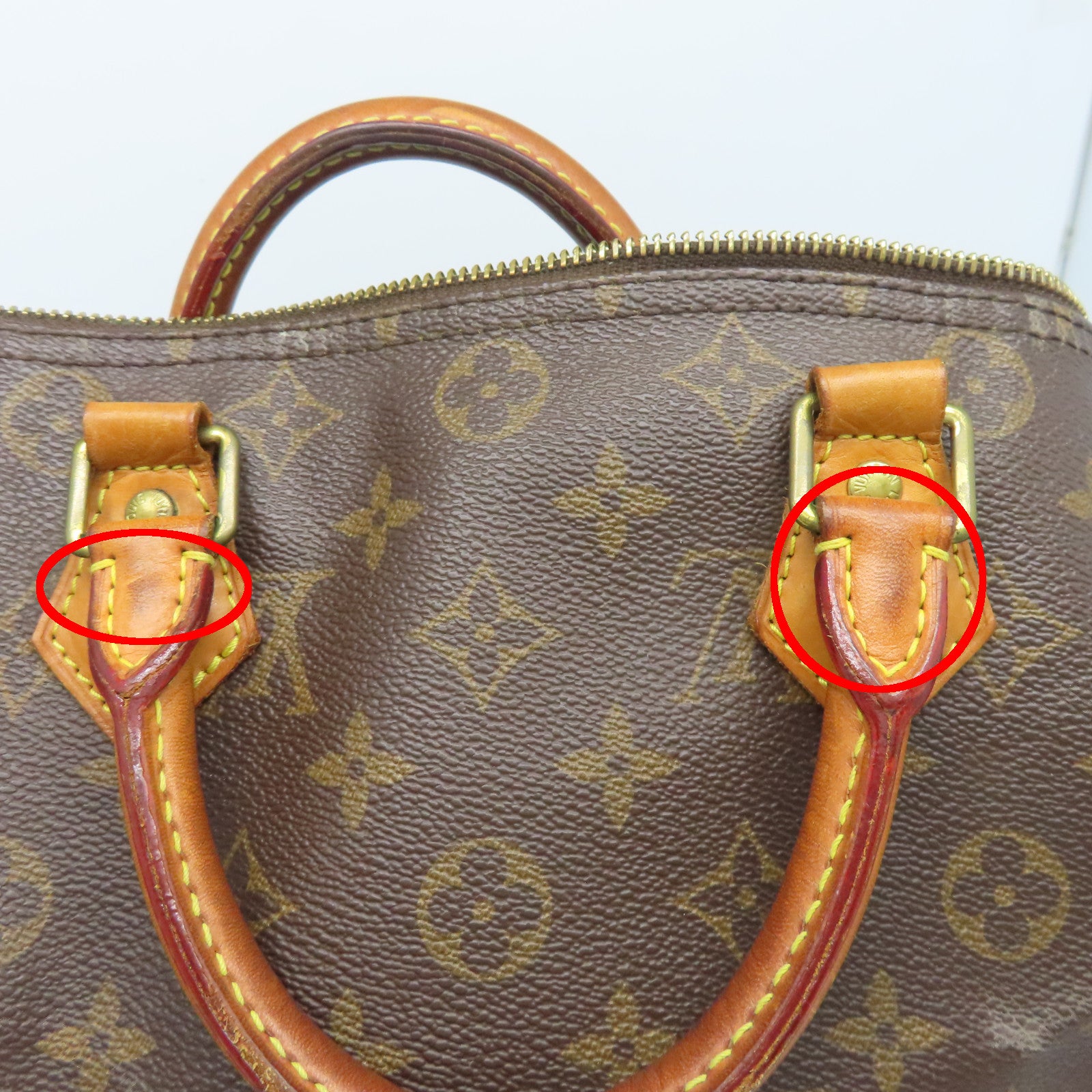 LOUIS VUITTON 【激減優惠】Monogram Speedy 30金扣手挽袋啡色