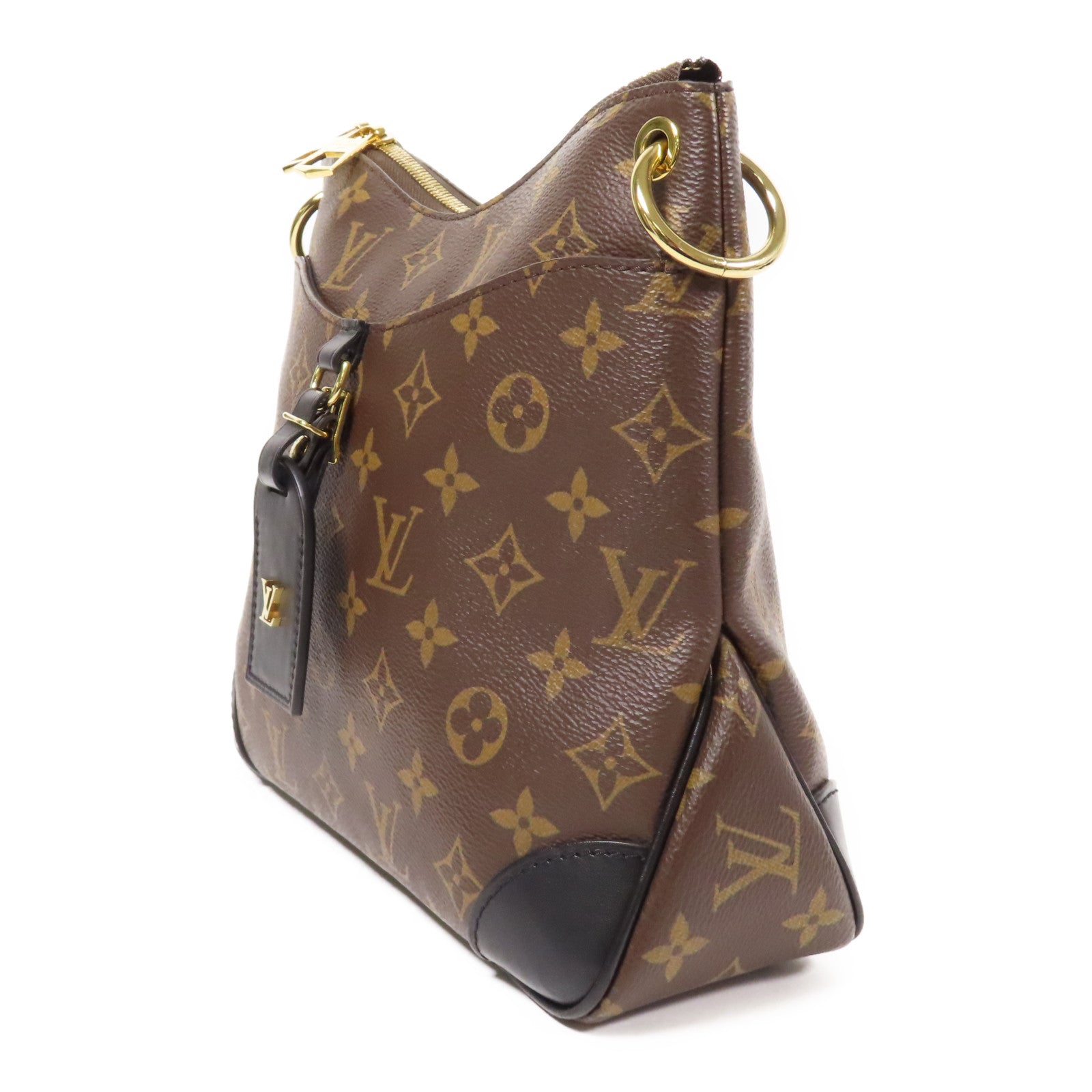 LOUIS VUITTON Monogram Odeon 金扣肩背袋
