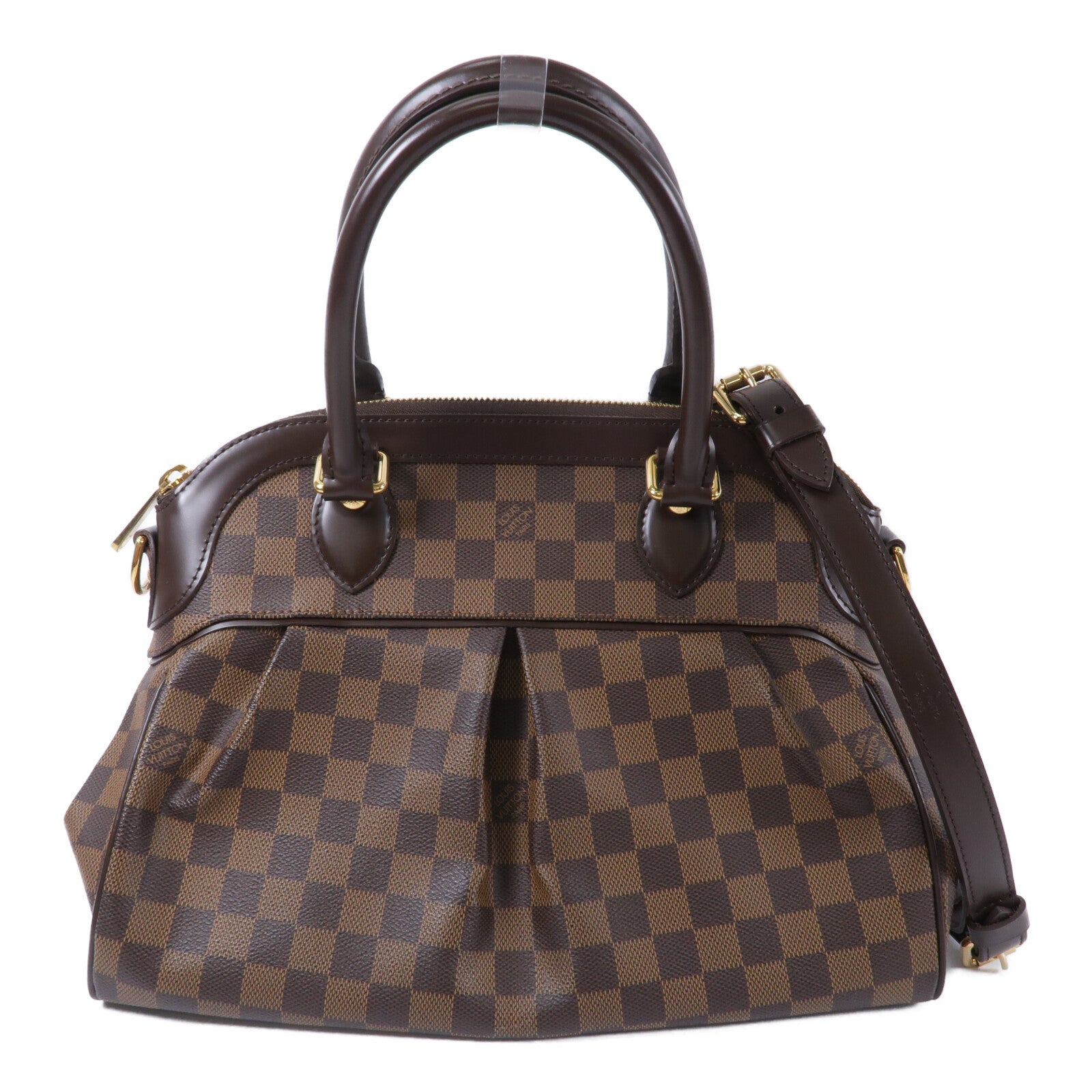 LOUIS VUITTON Damier Trevi手挽肩背兩用袋