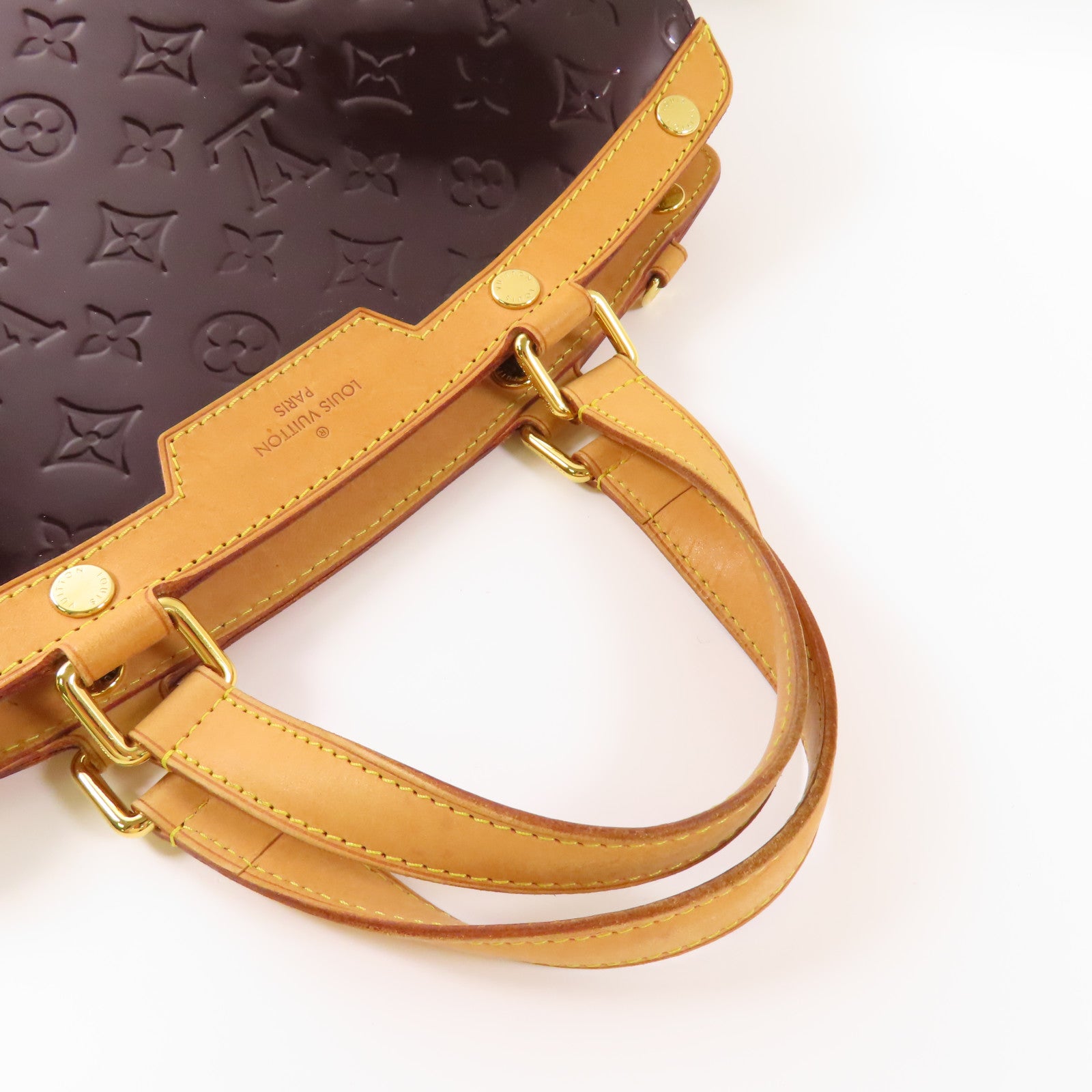 LOUIS VUITTON 【激減優惠】Vernis Brea MM金扣手挽肩背兩用袋