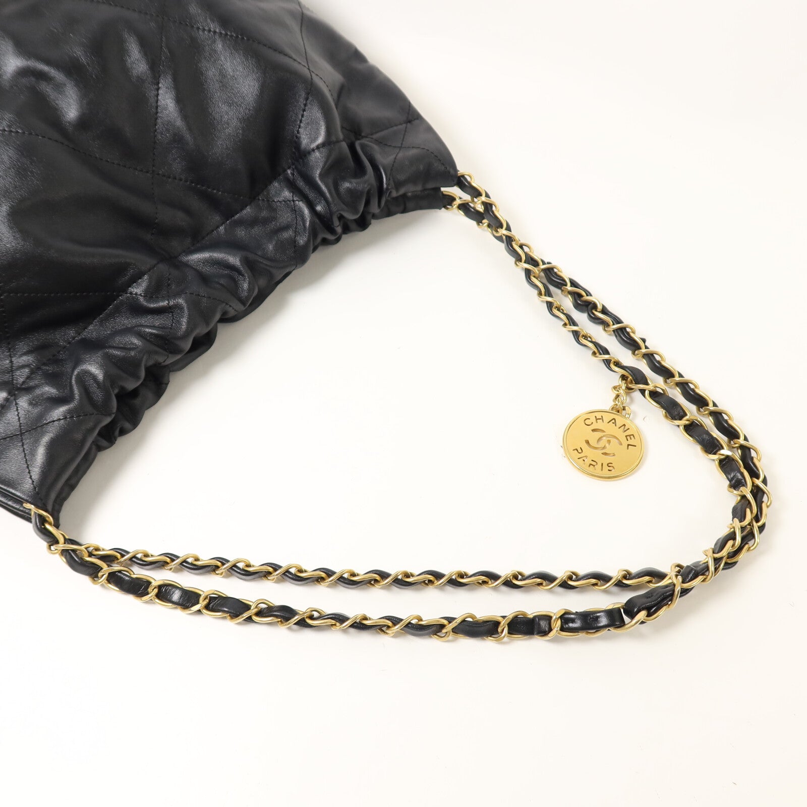 CHANEL 羊皮皮革Chanel 22 Small鏈帶肩背袋