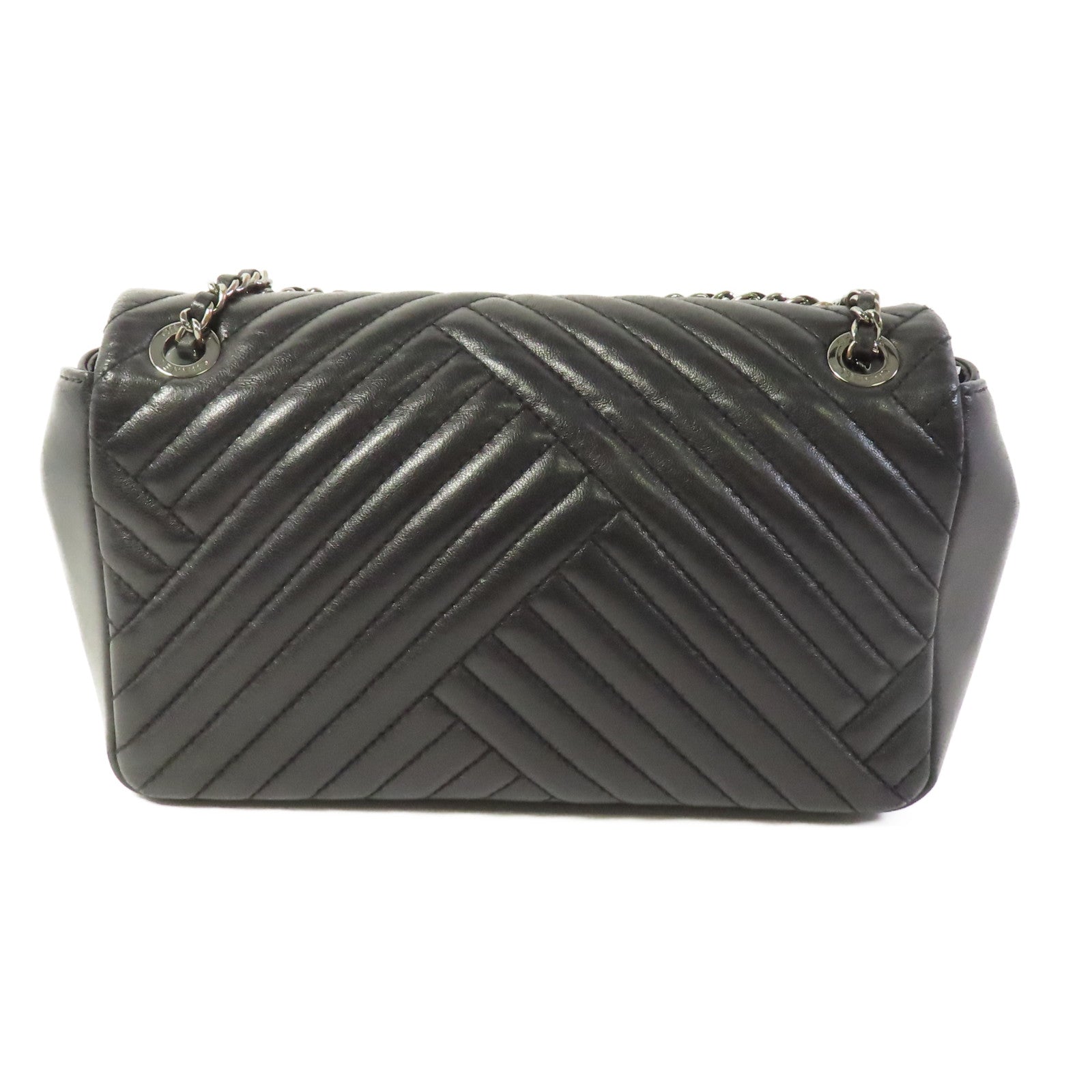 CHANEL 羊皮皮革Chevron Classic Flap肩背袋