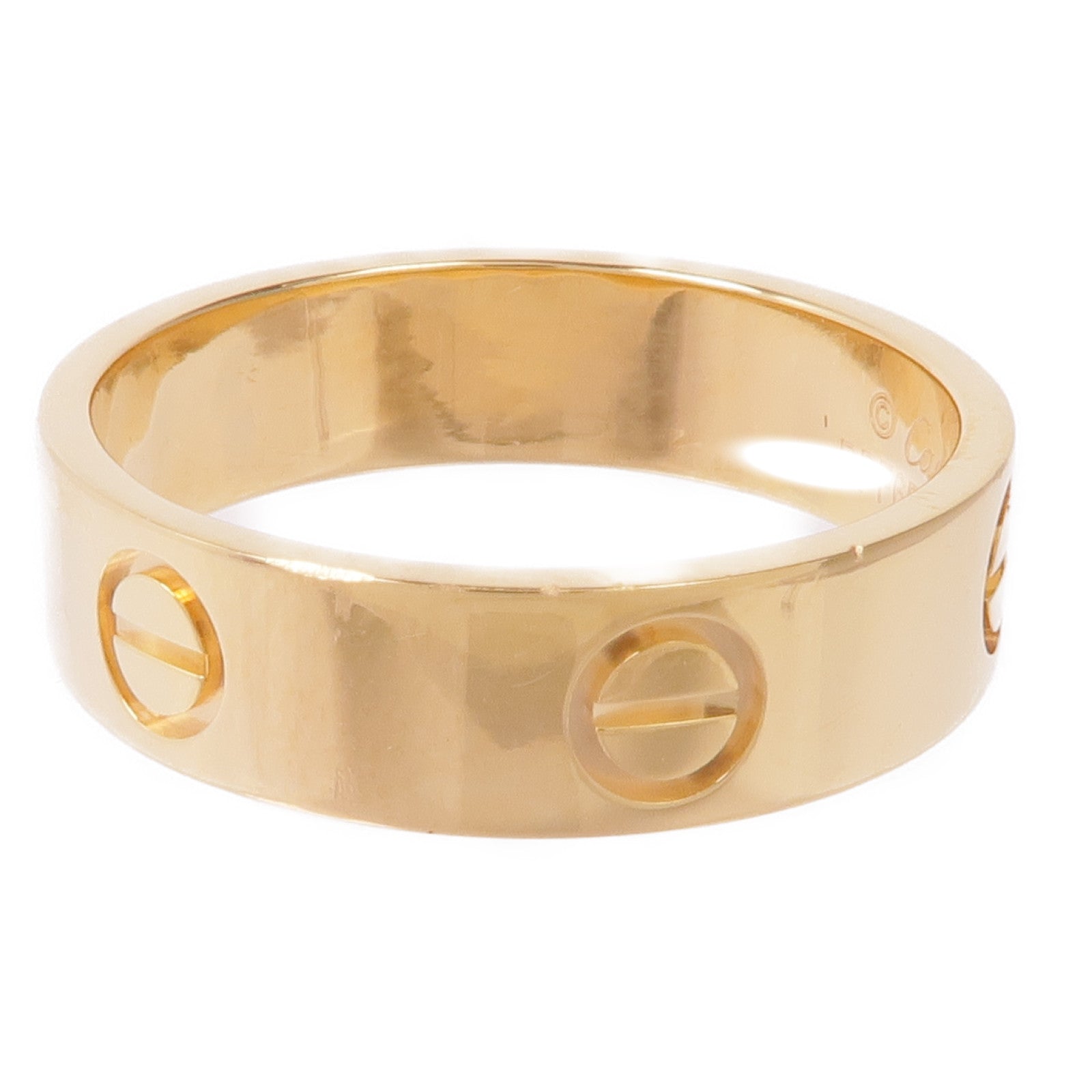 CARTIER 18K黃金Love Ring戒指Cartier#59/US#8.75