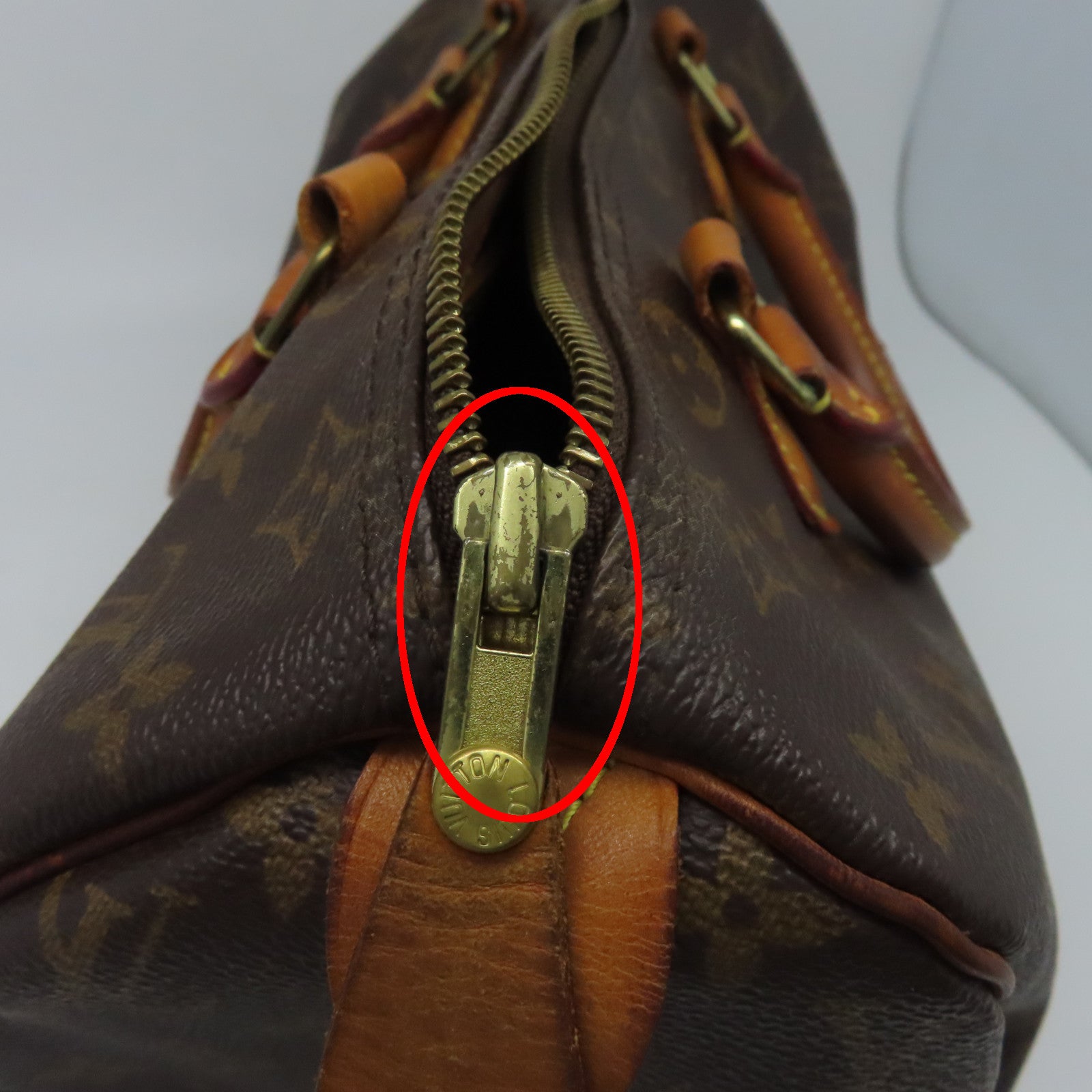 LOUIS VUITTON 【激減優惠】Monogram Speedy 30金扣手挽袋啡色