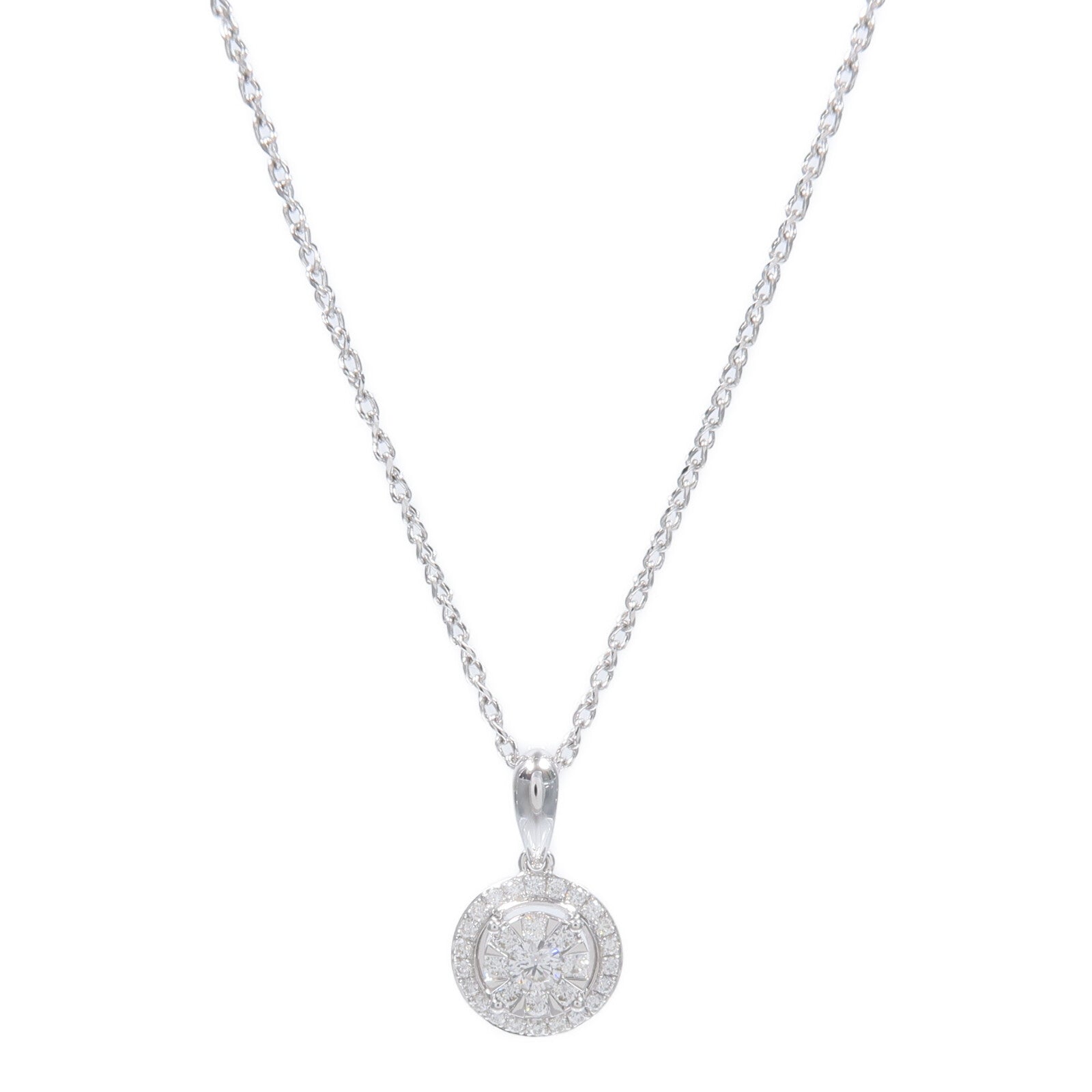 JEWELRY 18K白金Diamond Necklace鑽石項鍊