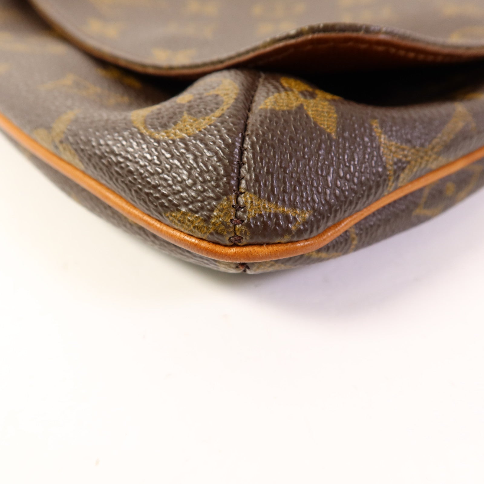 LOUIS VUITTON Monogram Musette Salsa金扣肩背袋棕色