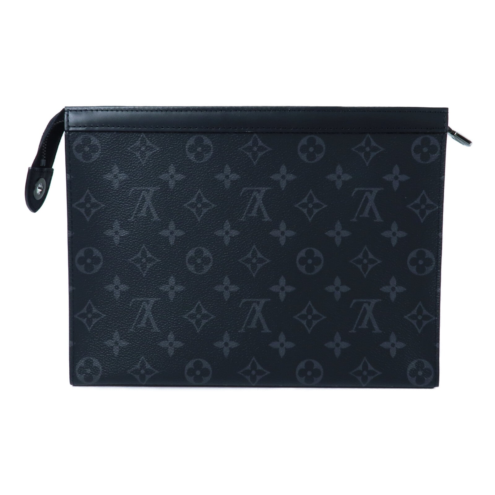 LOUIS VUITTON Monogram Eclipse Pochette Voyage MM手拿包