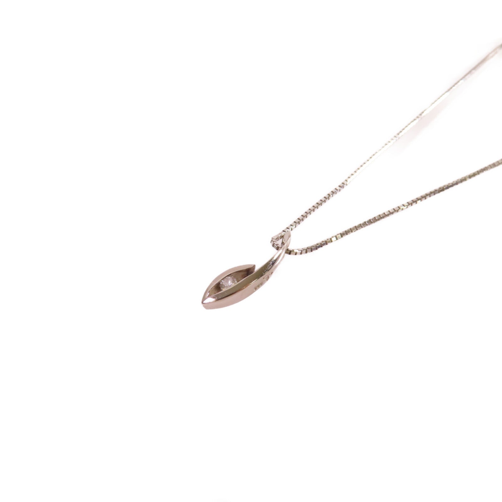 JEWELRY 【激減優惠】14K白金/鑽石Diamond Necklace項鍊
