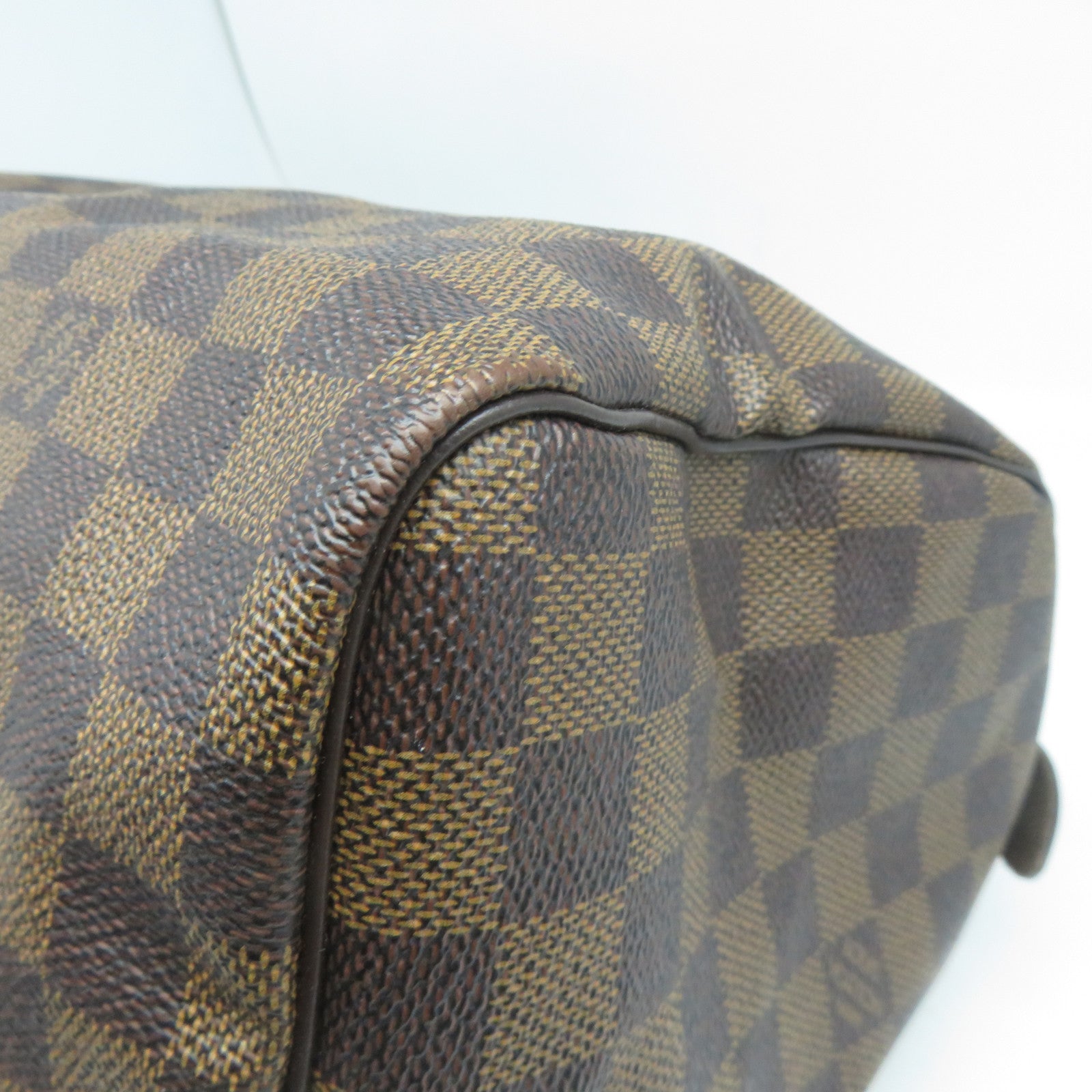 LOUIS VUITTON 【激減優惠】Damier Speedy 30金扣手挽袋啡色