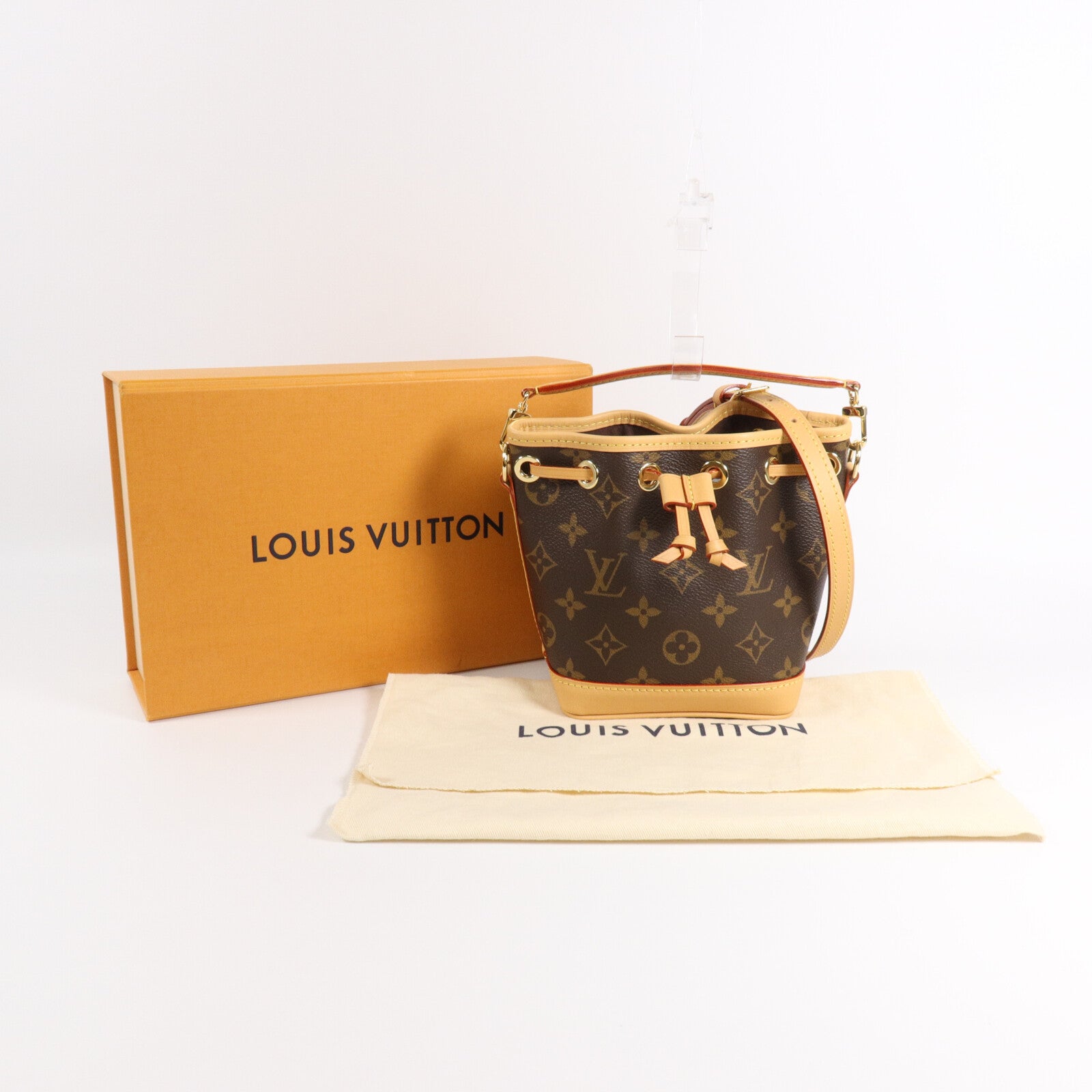 LOUIS VUITTON Monogram Nano Noe手挽肩背兩用袋