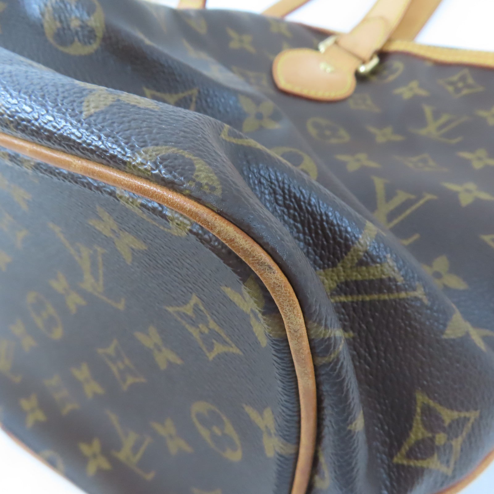 LOUIS VUITTON Monogram Palermo PM金扣手挽肩背兩用袋棕色