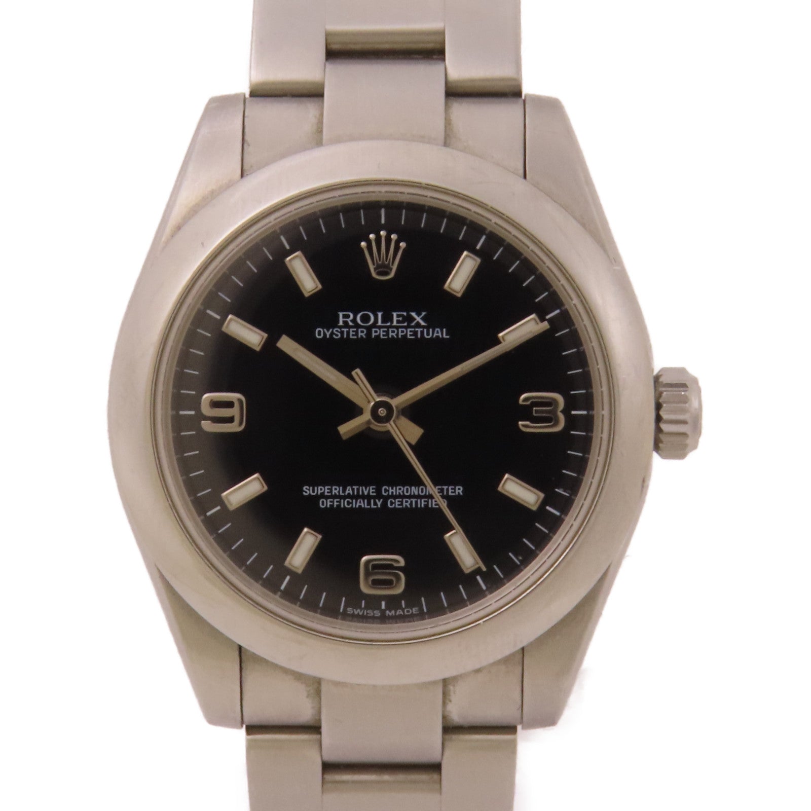 ROLEX Oyster Perpetual 31 177200 Automatic Watch Black
