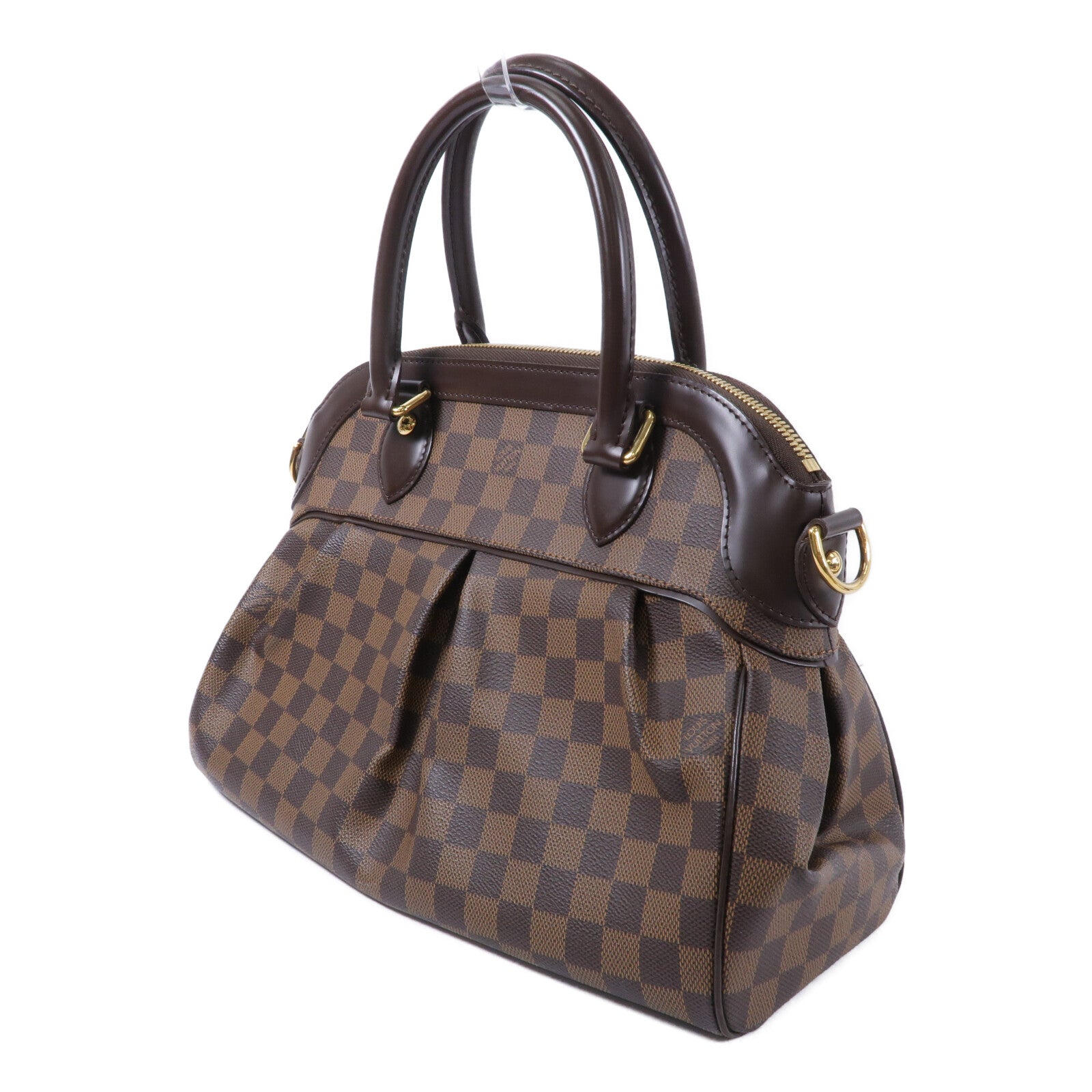 LOUIS VUITTON Damier Trevi手挽肩背兩用袋