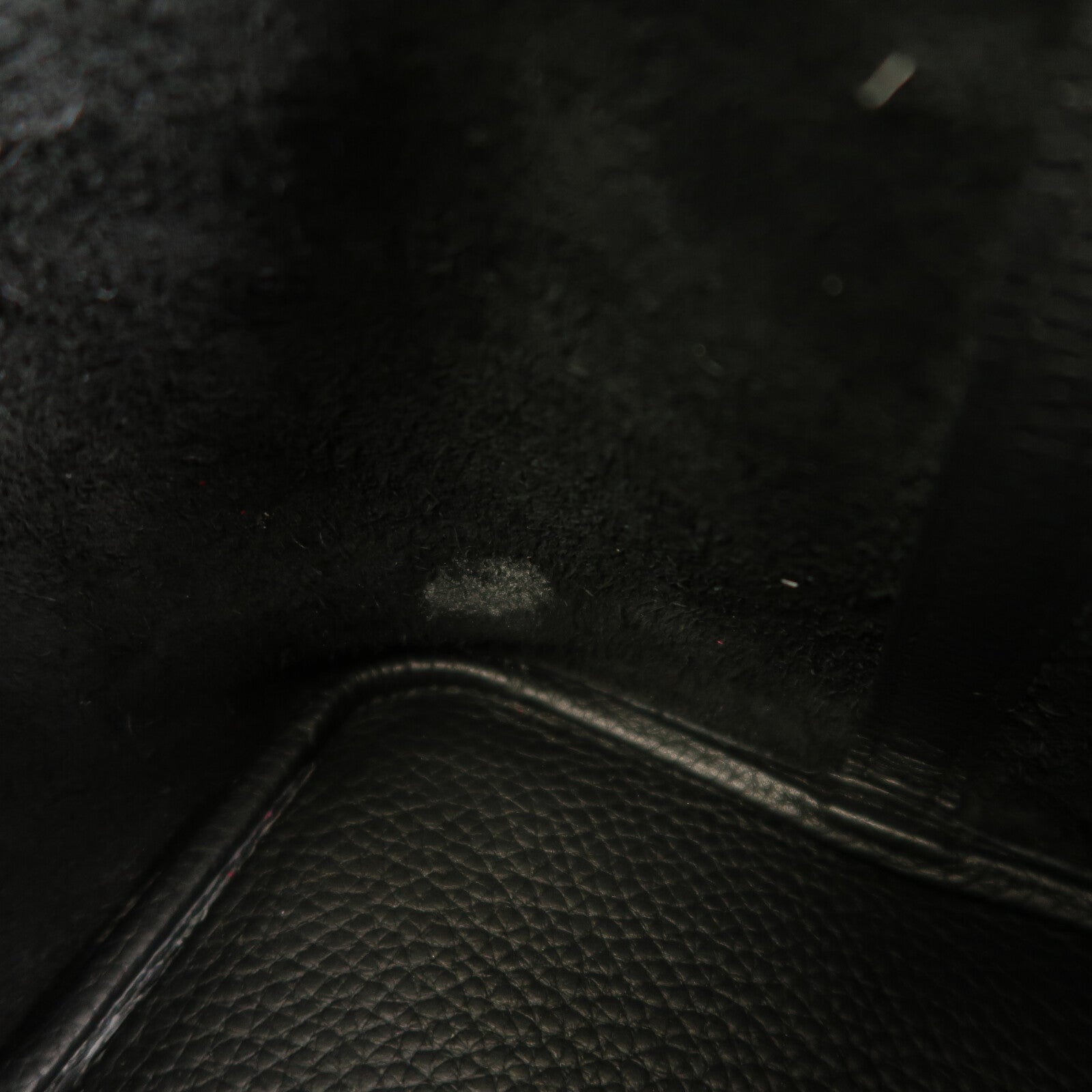 HERMES Clemence皮革Picotin MM手挽袋Noir