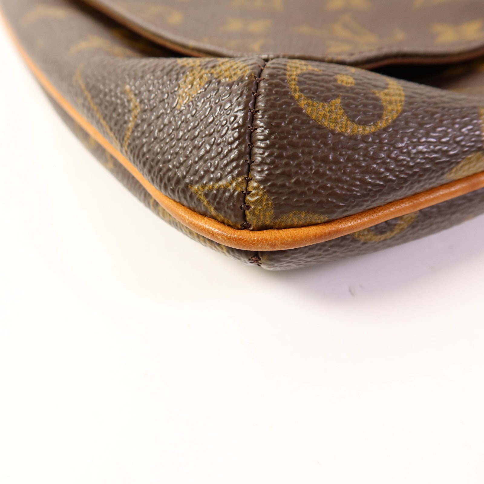 LOUIS VUITTON Monogram Musette Salsa金扣肩背袋棕色