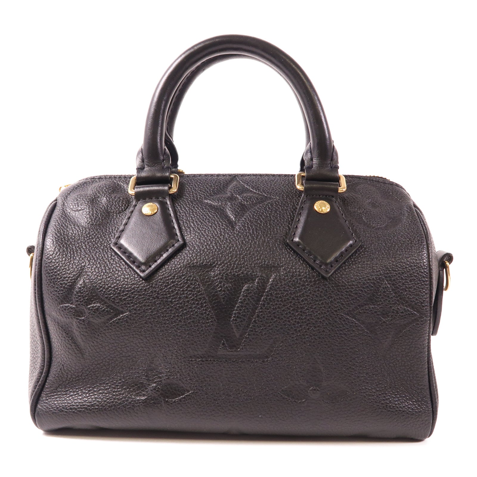 LOUIS VUITTON Monogram Empreinte Speedy Bandouliere 20金扣手挽袋