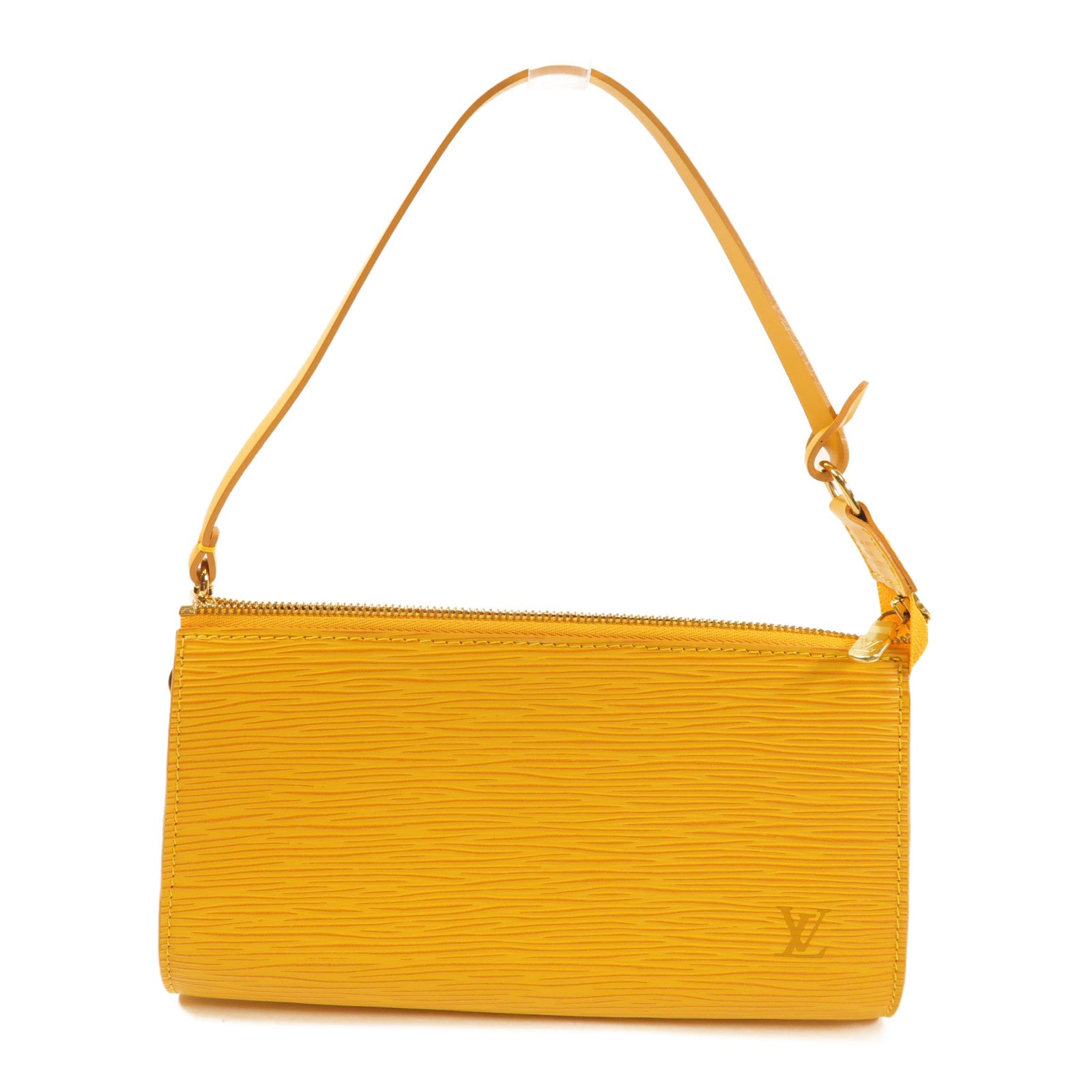 LOUIS VUITTON Epi Pochette Accessoires Pouch金扣手挽袋