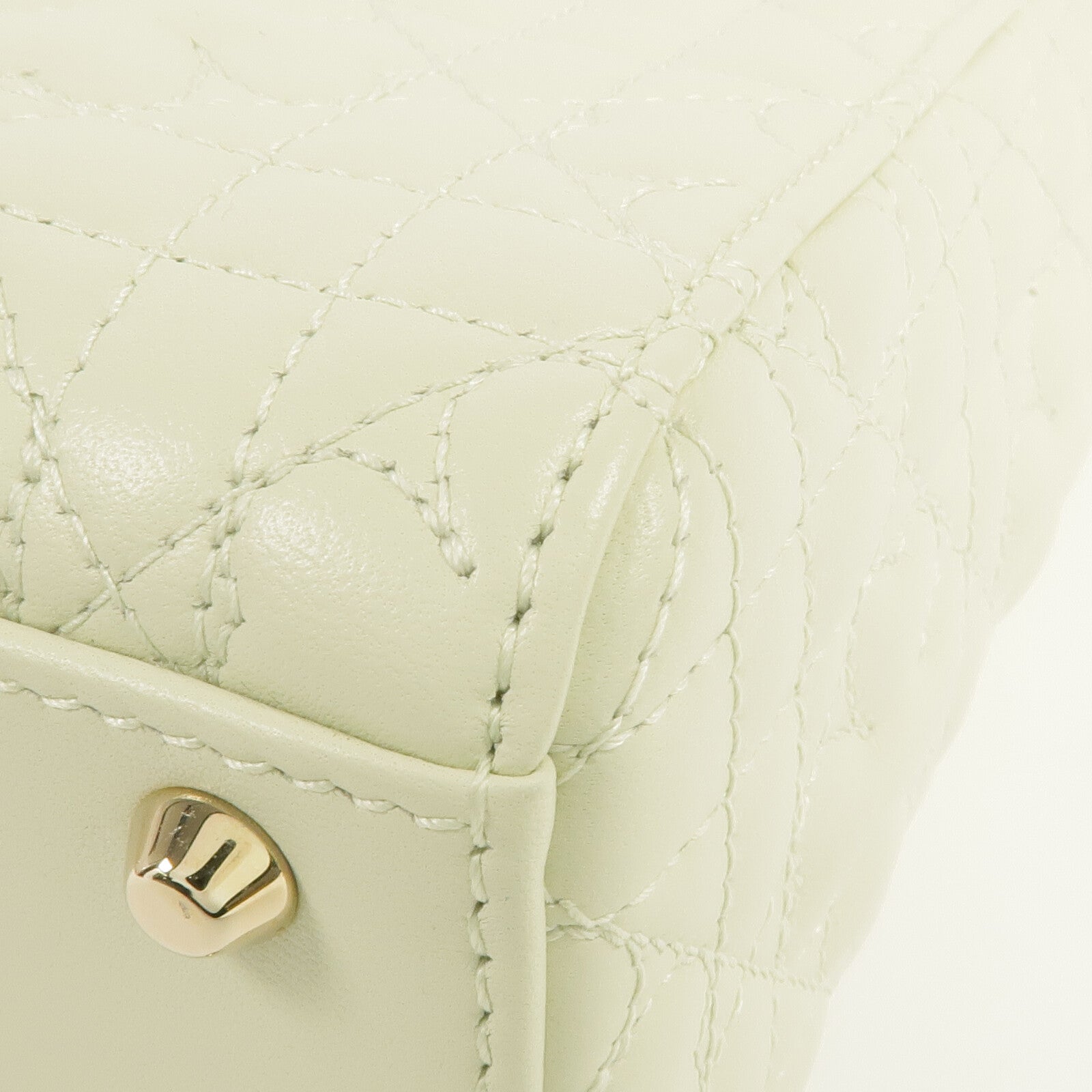 Dior 羊皮皮革Mini Lady Dior Bag金扣鏈帶肩背袋