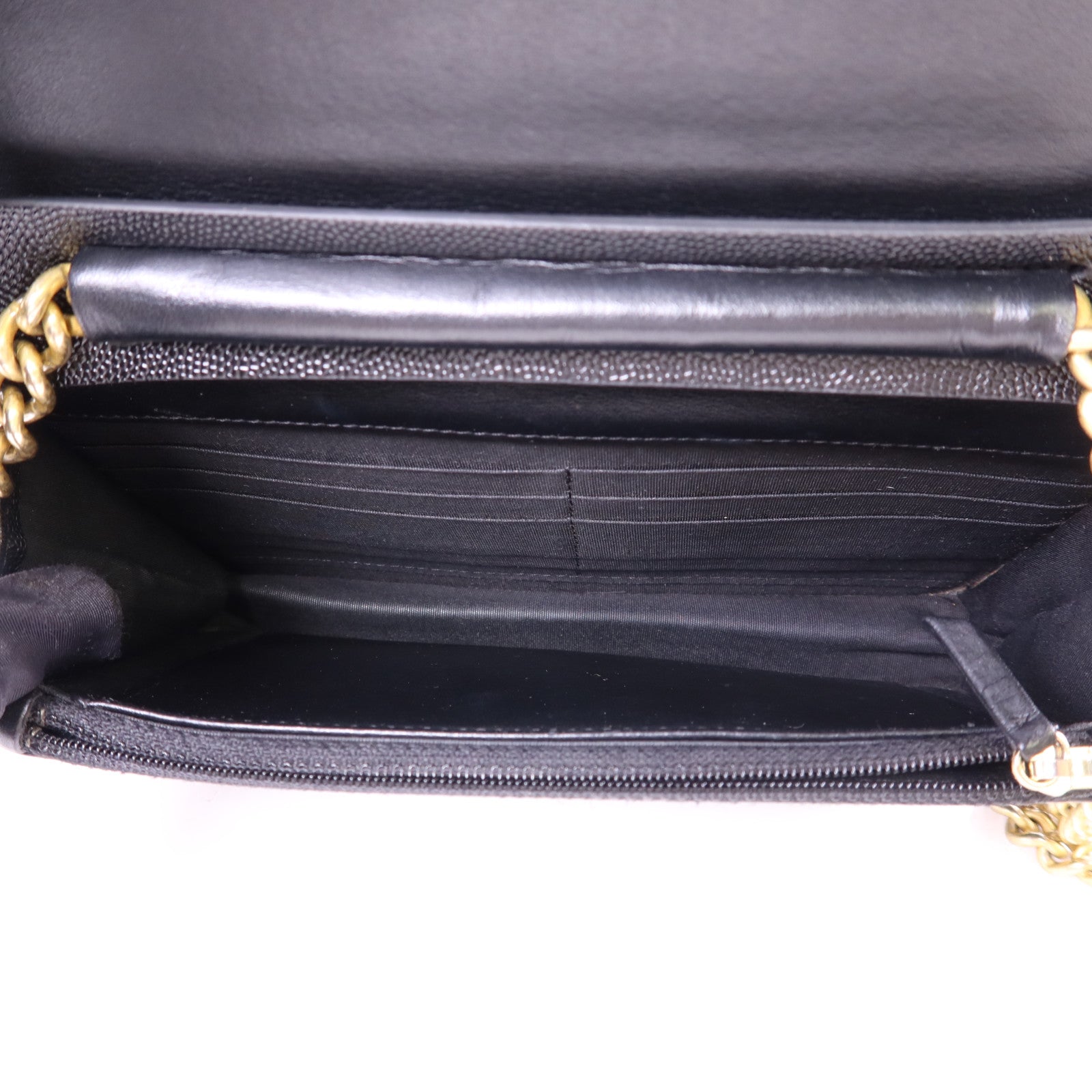 CHANEL 牛皮皮革Boy WOC Wallet On Chain金扣鏈帶肩背袋