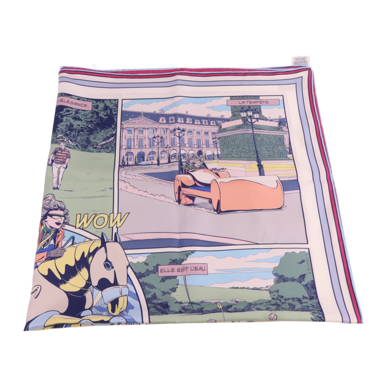 HERMES 絲質Scarf 90x90絲巾