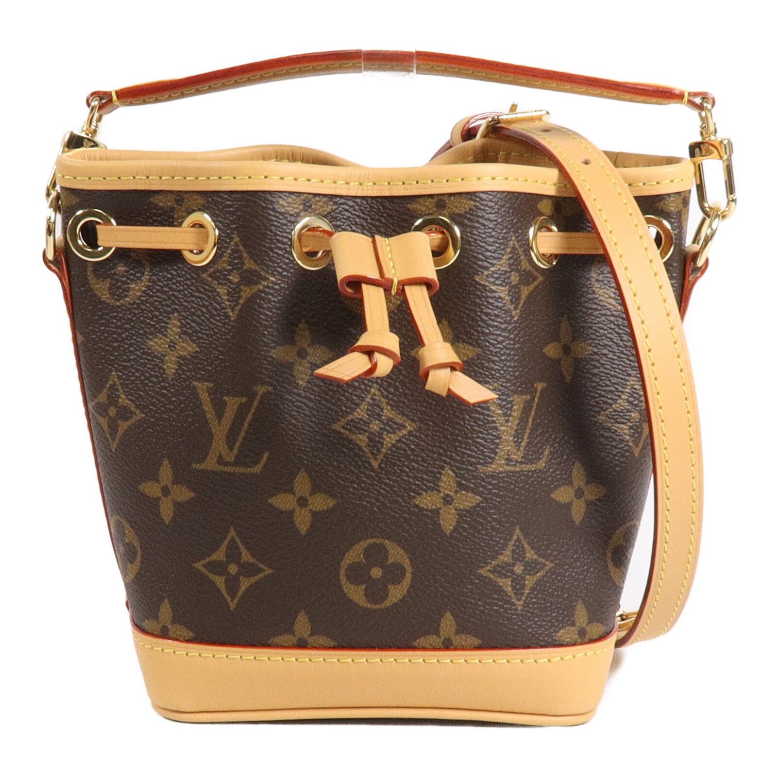 LOUIS VUITTON Monogram Nano Noe手挽肩背兩用袋
