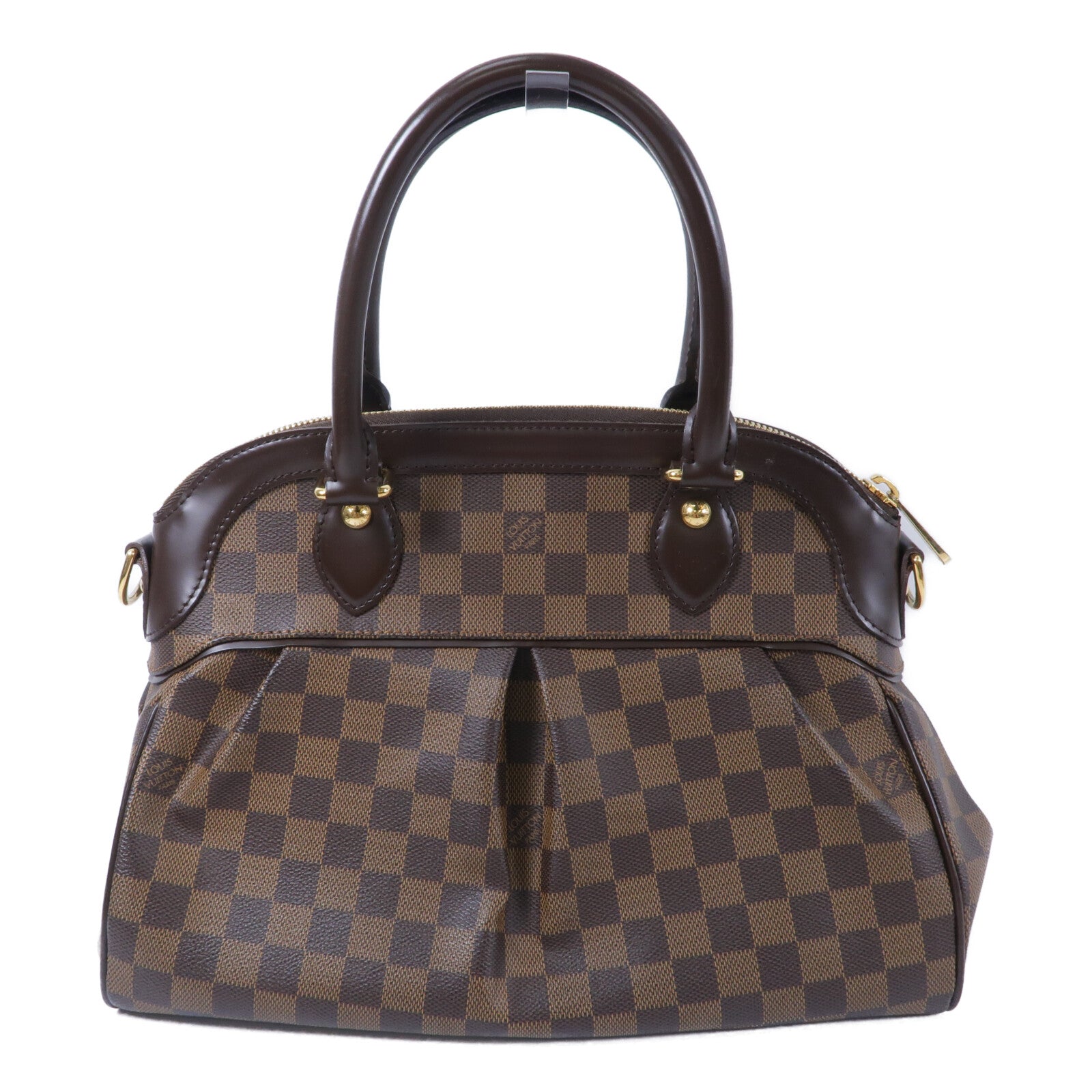 LOUIS VUITTON Damier Trevi手挽肩背兩用袋