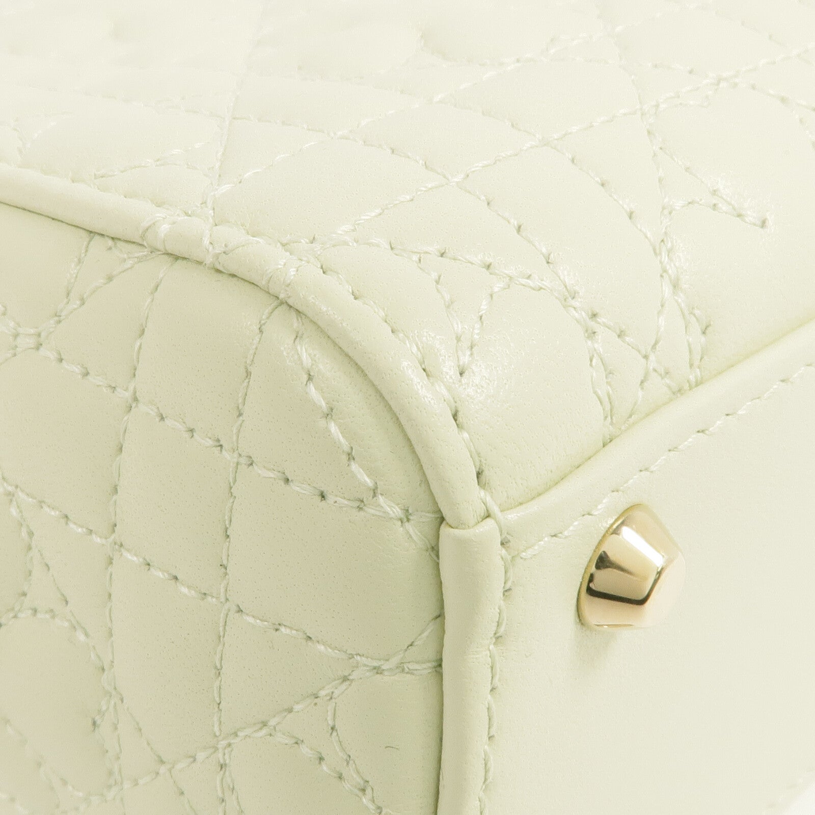 Dior 羊皮皮革Mini Lady Dior Bag金扣鏈帶肩背袋