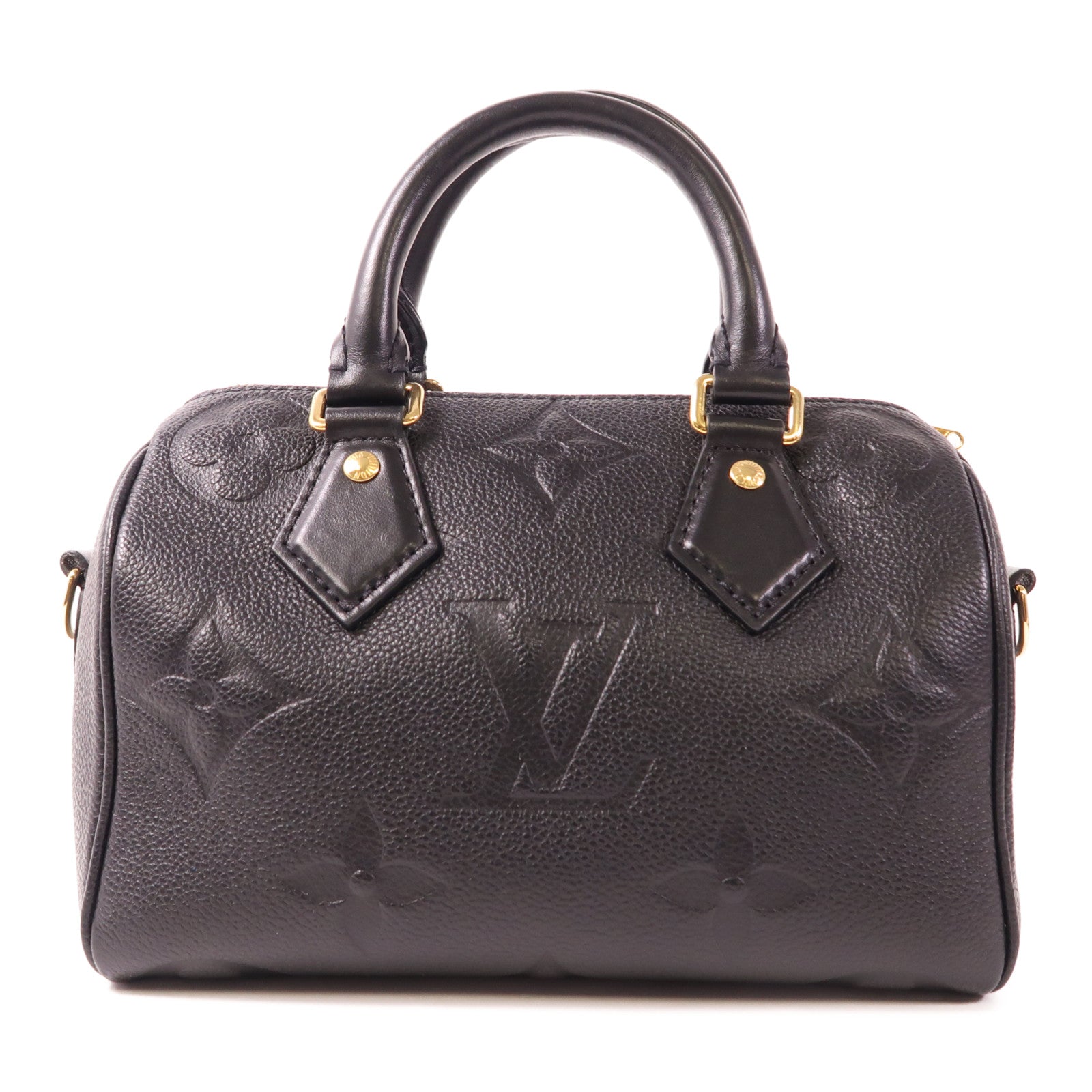 LOUIS VUITTON Monogram Empreinte Speedy Bandouliere 20金扣手挽袋