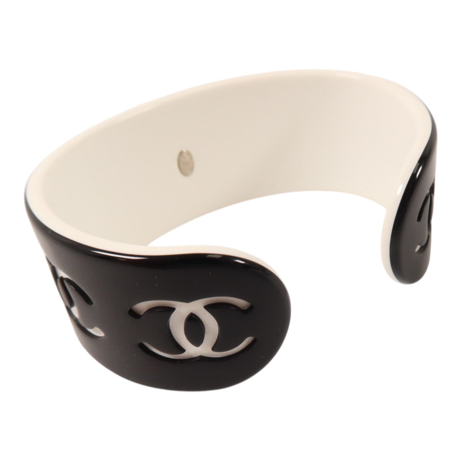 CHANEL PVC Vintage CC Bangle手鐲