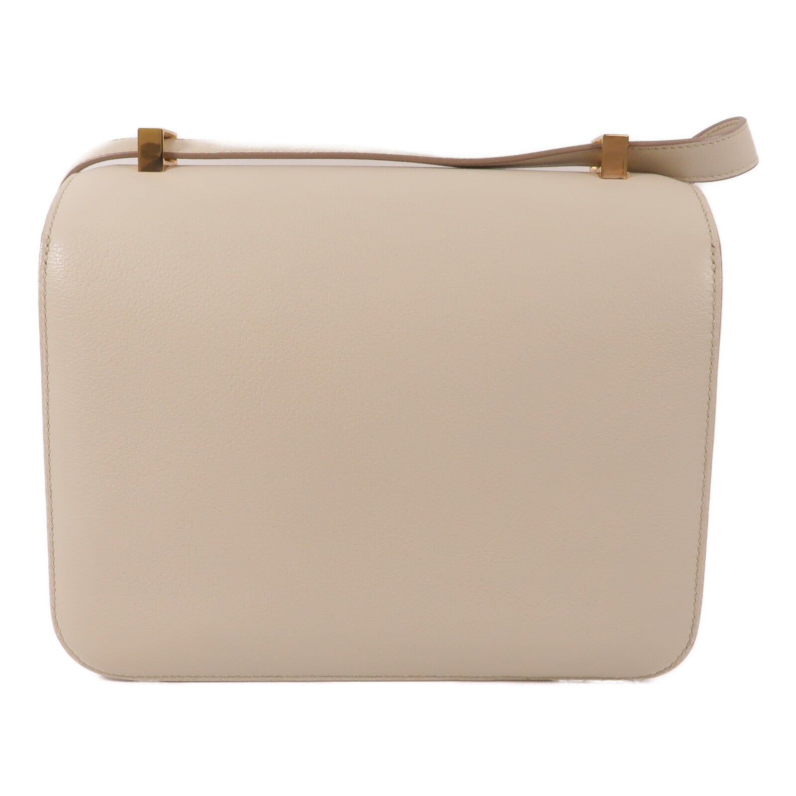 HERMES Evercolor皮革Constance 24肩背袋Craie
