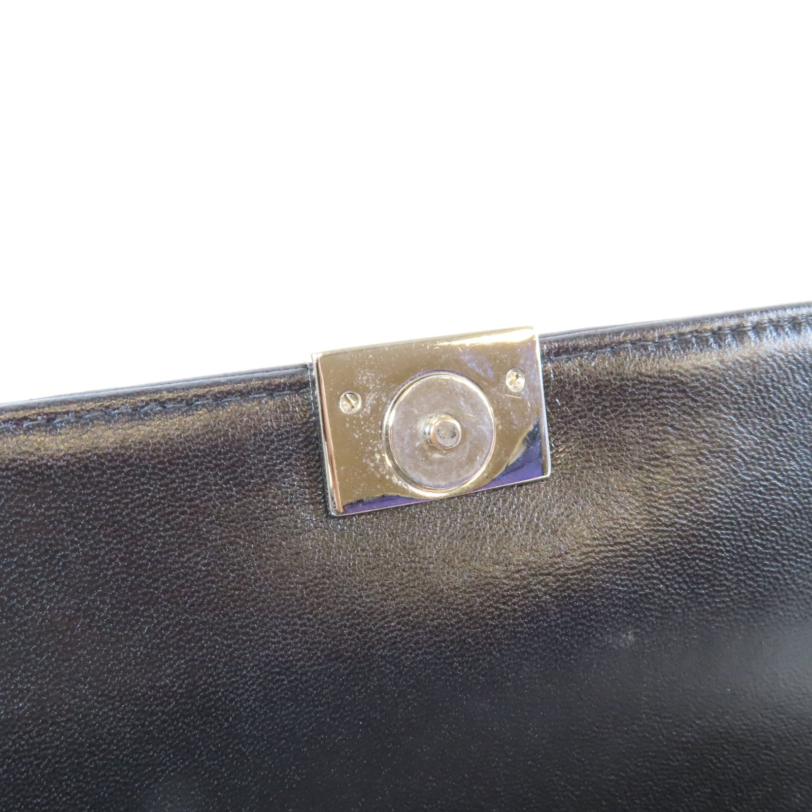 CHANEL 【激減優惠】羊皮皮革Chain Shoulder Bag銀扣鏈帶肩背袋黑色